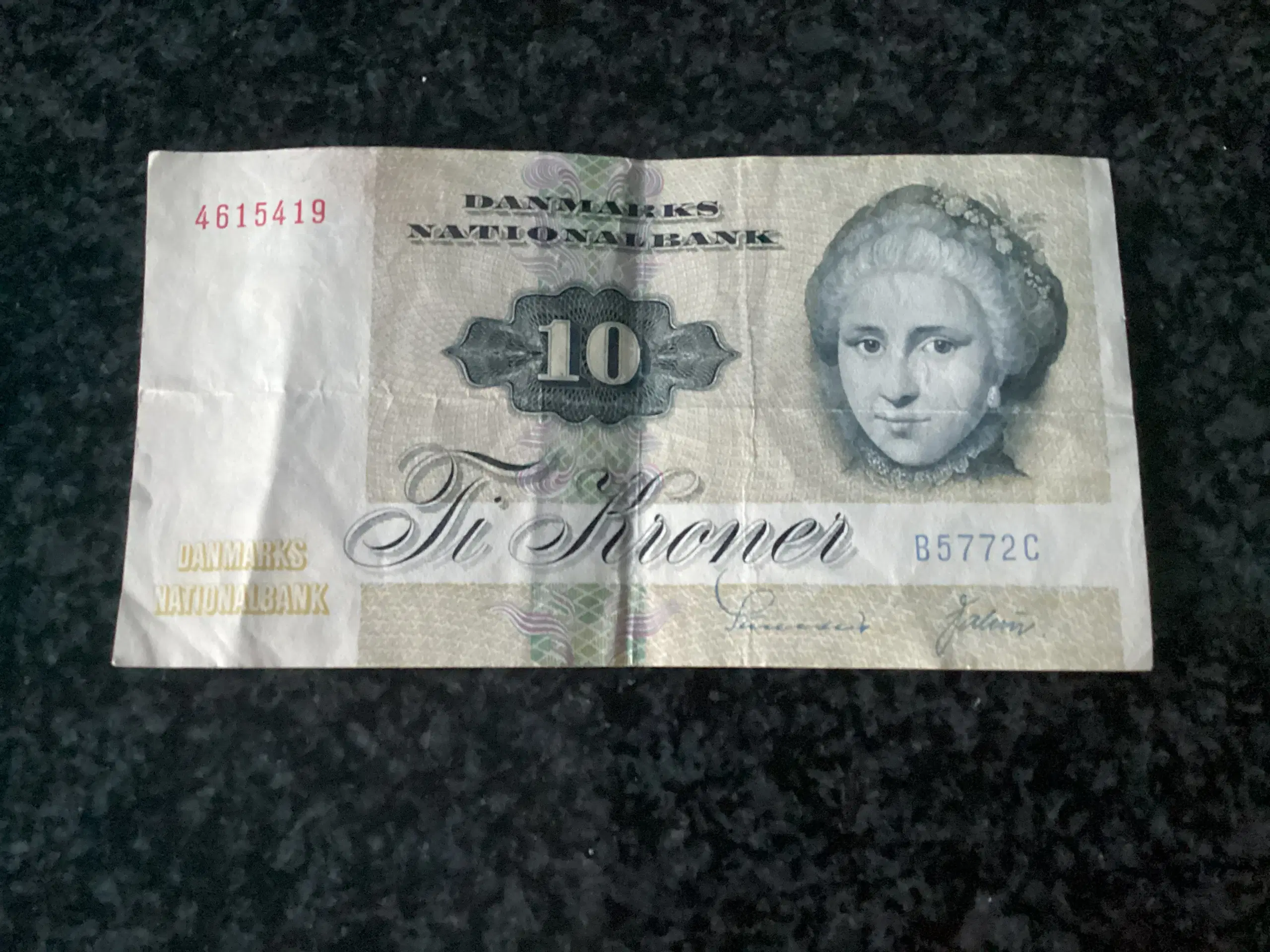 10 kr seddel fra 1972