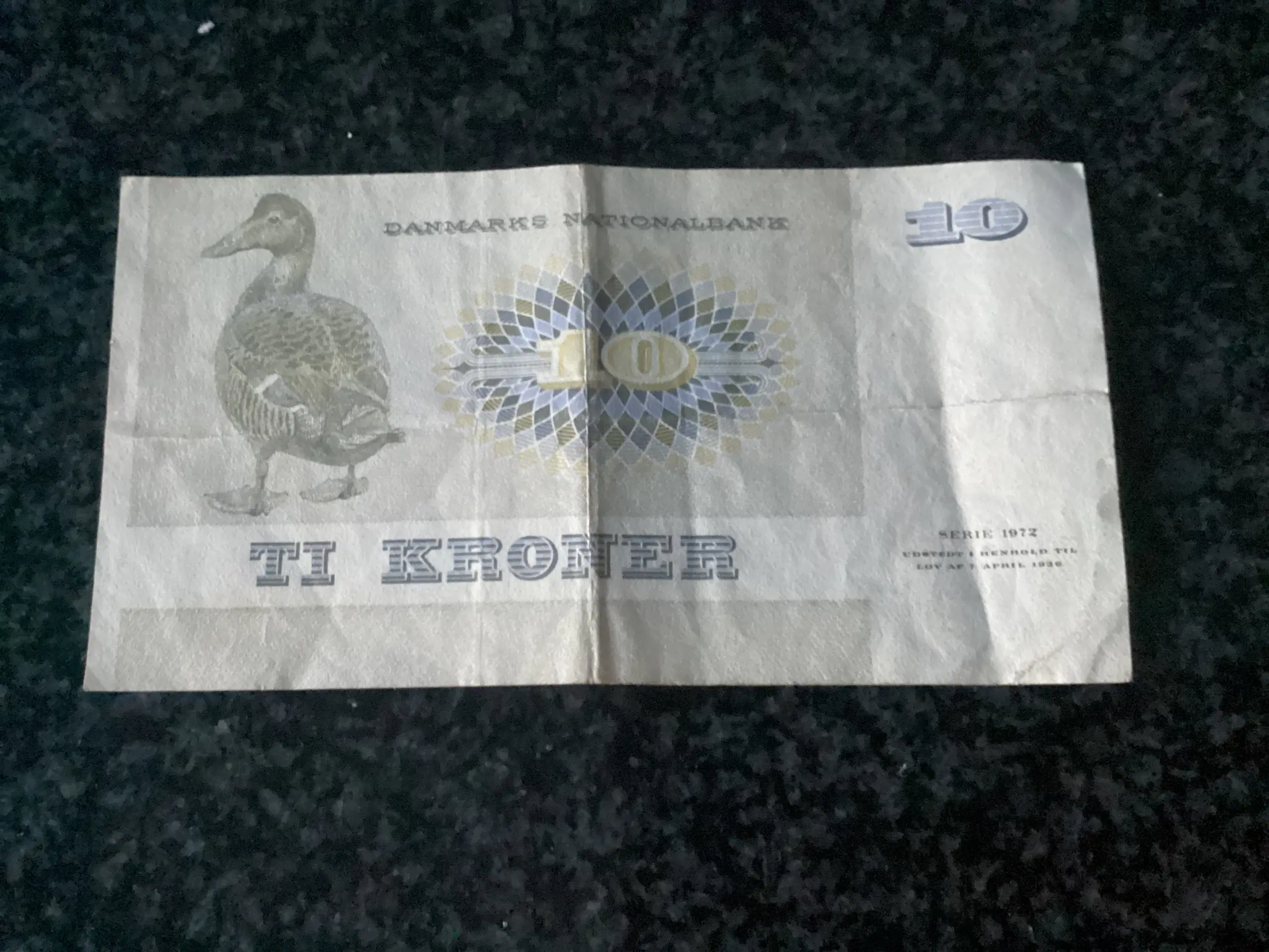 10 kr seddel fra 1972