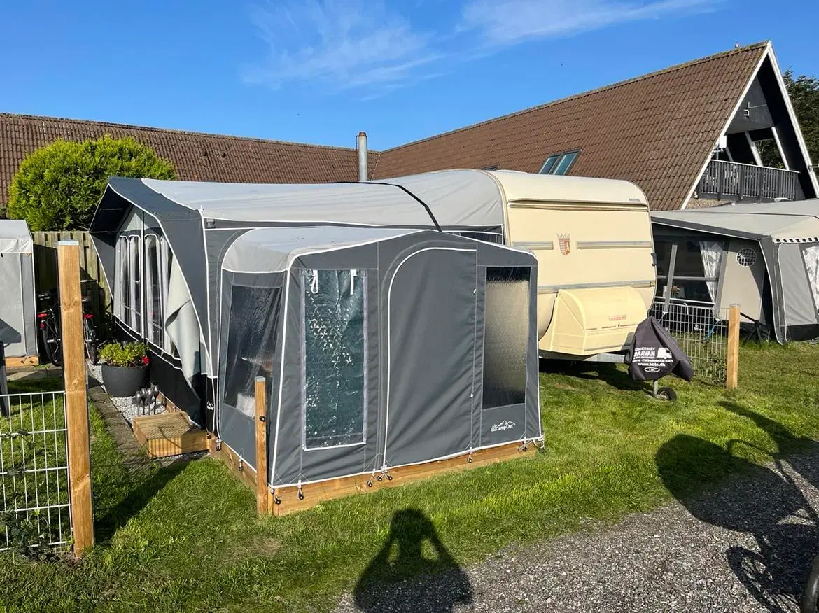 Campingvogn Udlejes på Hedebo strand camping