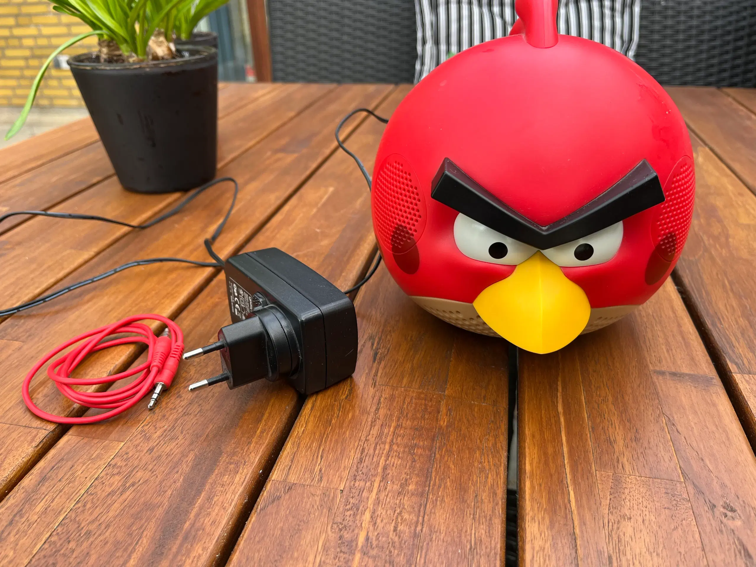 Angry bird højtaler med jackstik