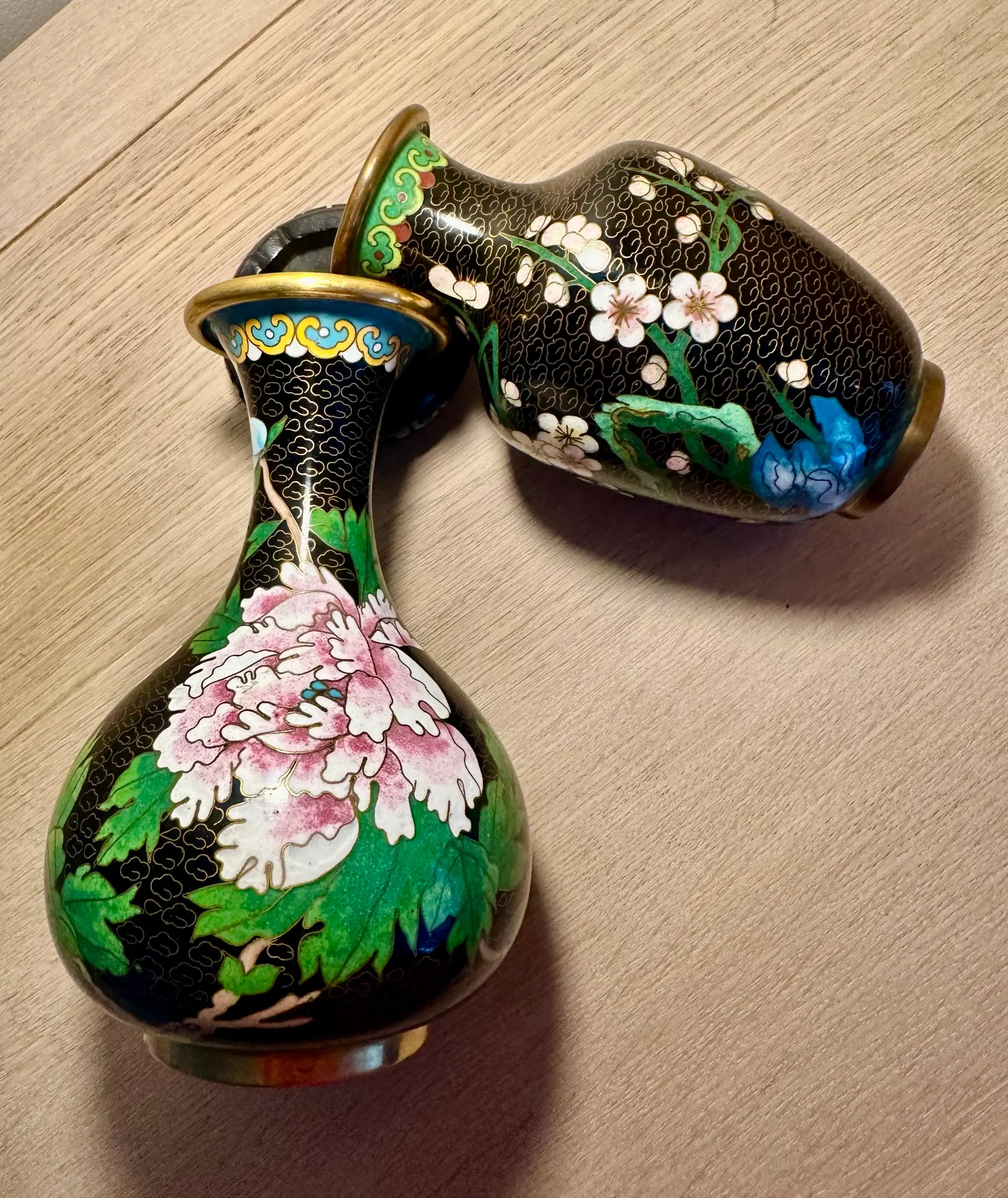 Vintage CLOISONNE vaser sælges