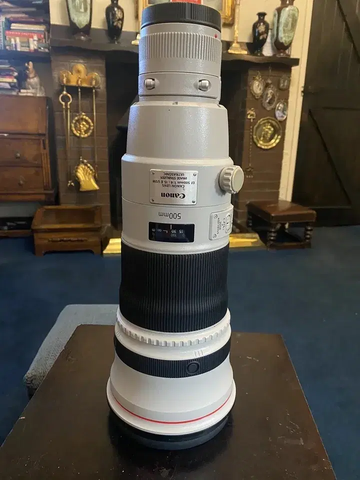 Canon EF 500mm f/4 L IS II USM-objektiv med 500B-e