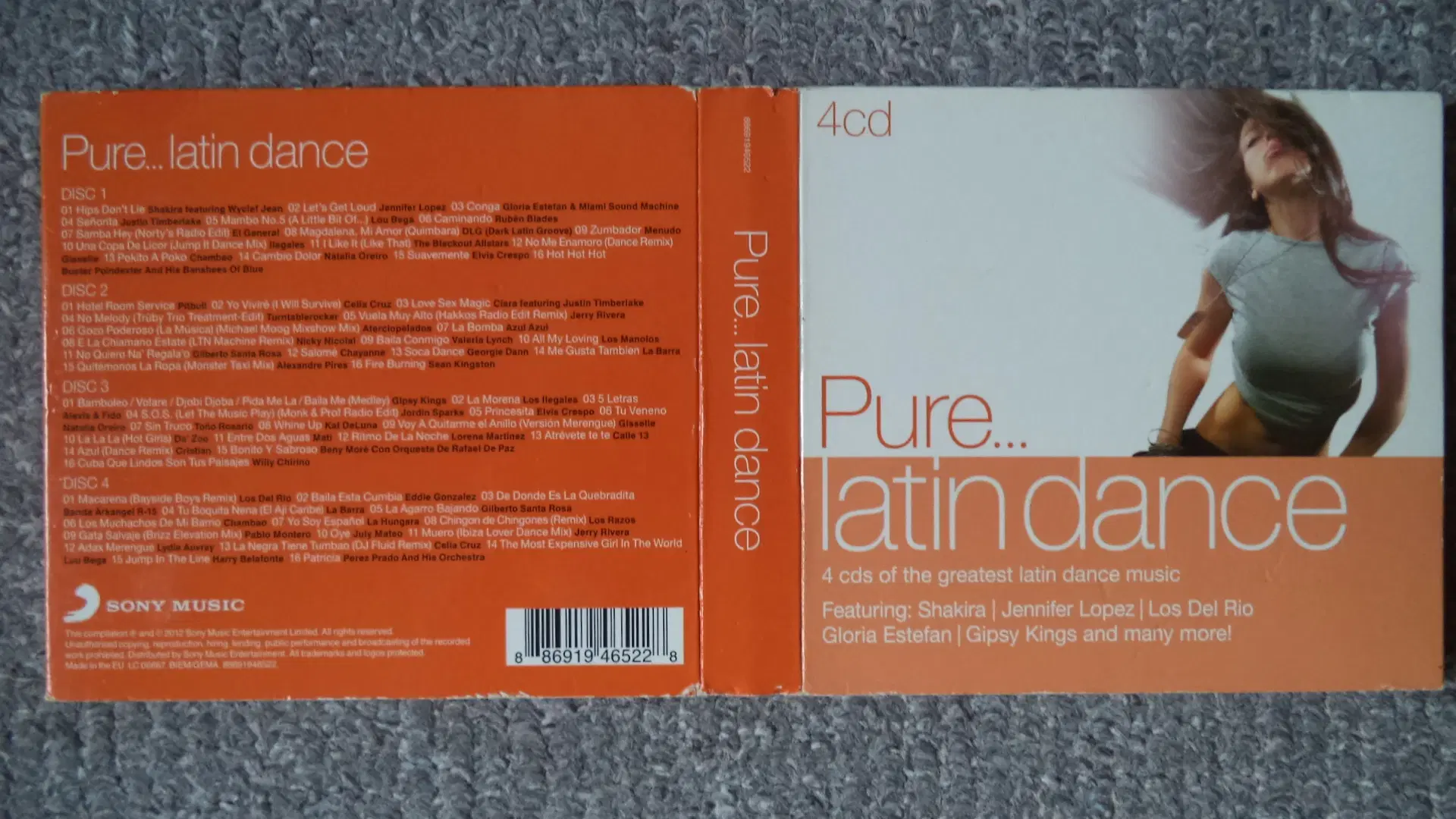 Opsamling ** Pure Latin Dance (4-CD-box)