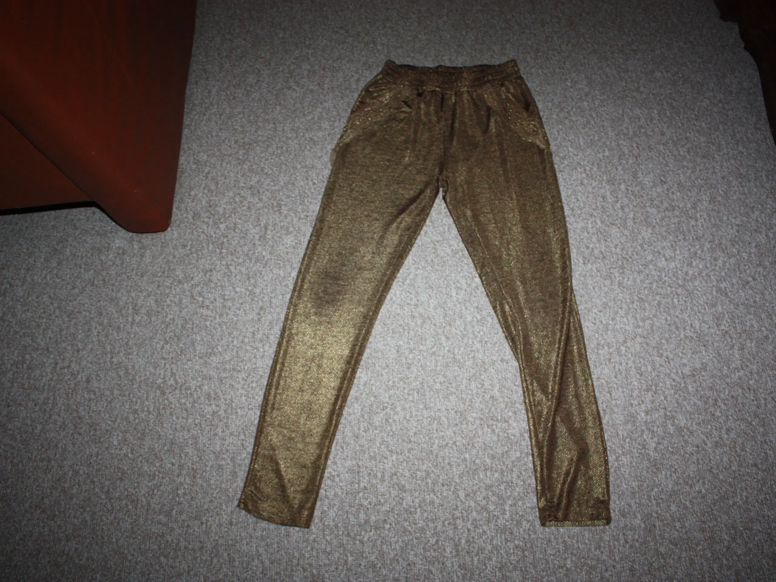 Leggings fra Buch Copenhagen str M bronze