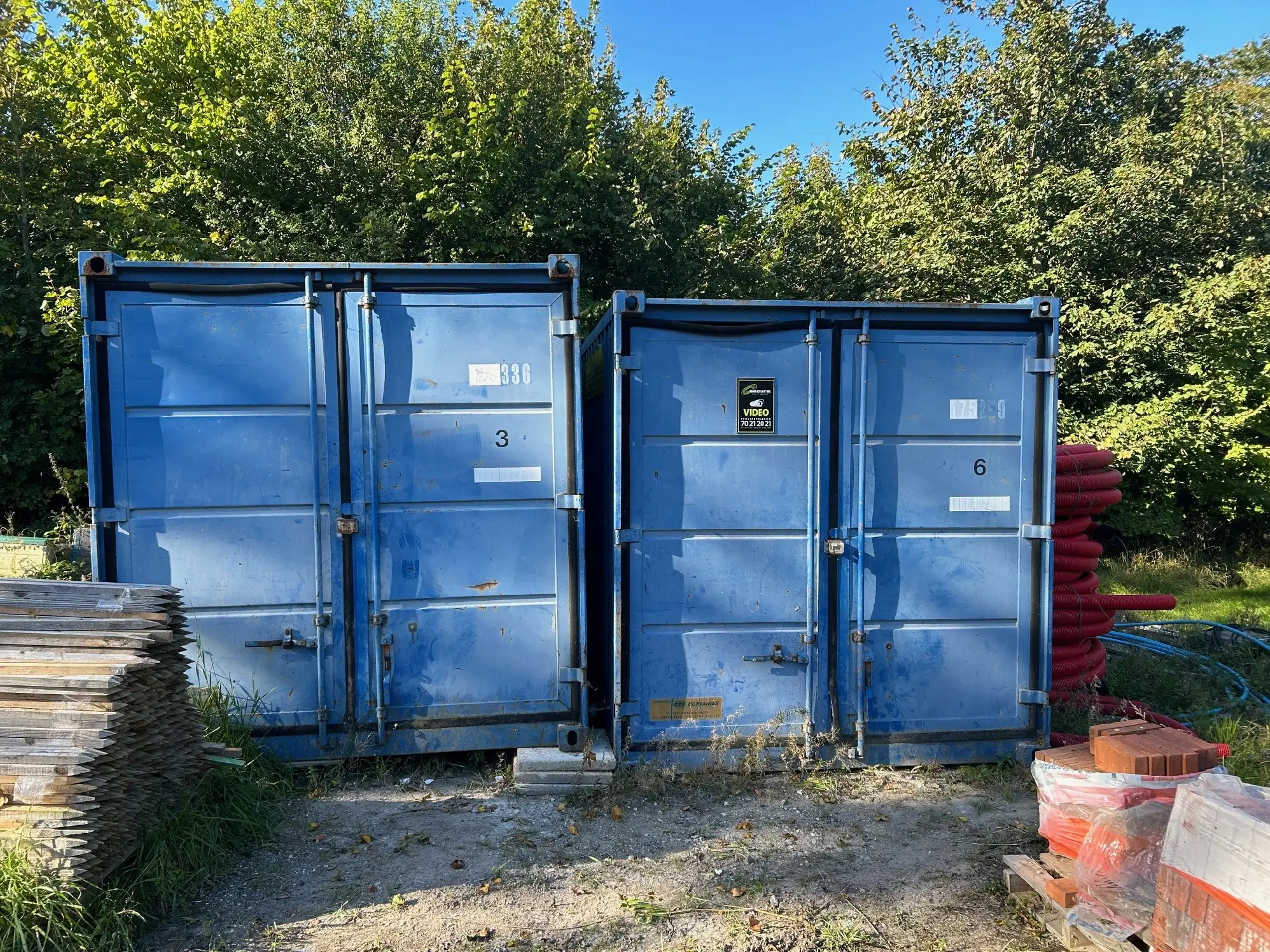 10 fods container sælges