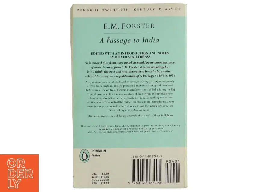 A Passage to India af EM Forster (Bog)