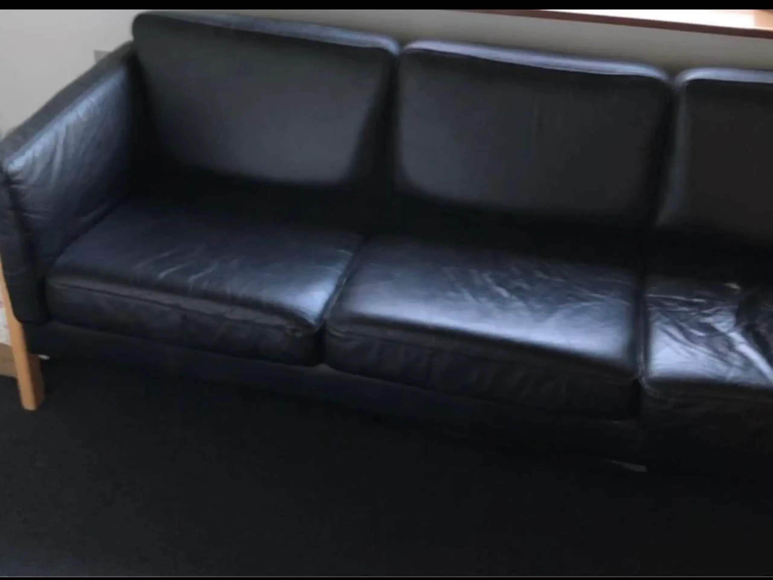 Retro lædersofa