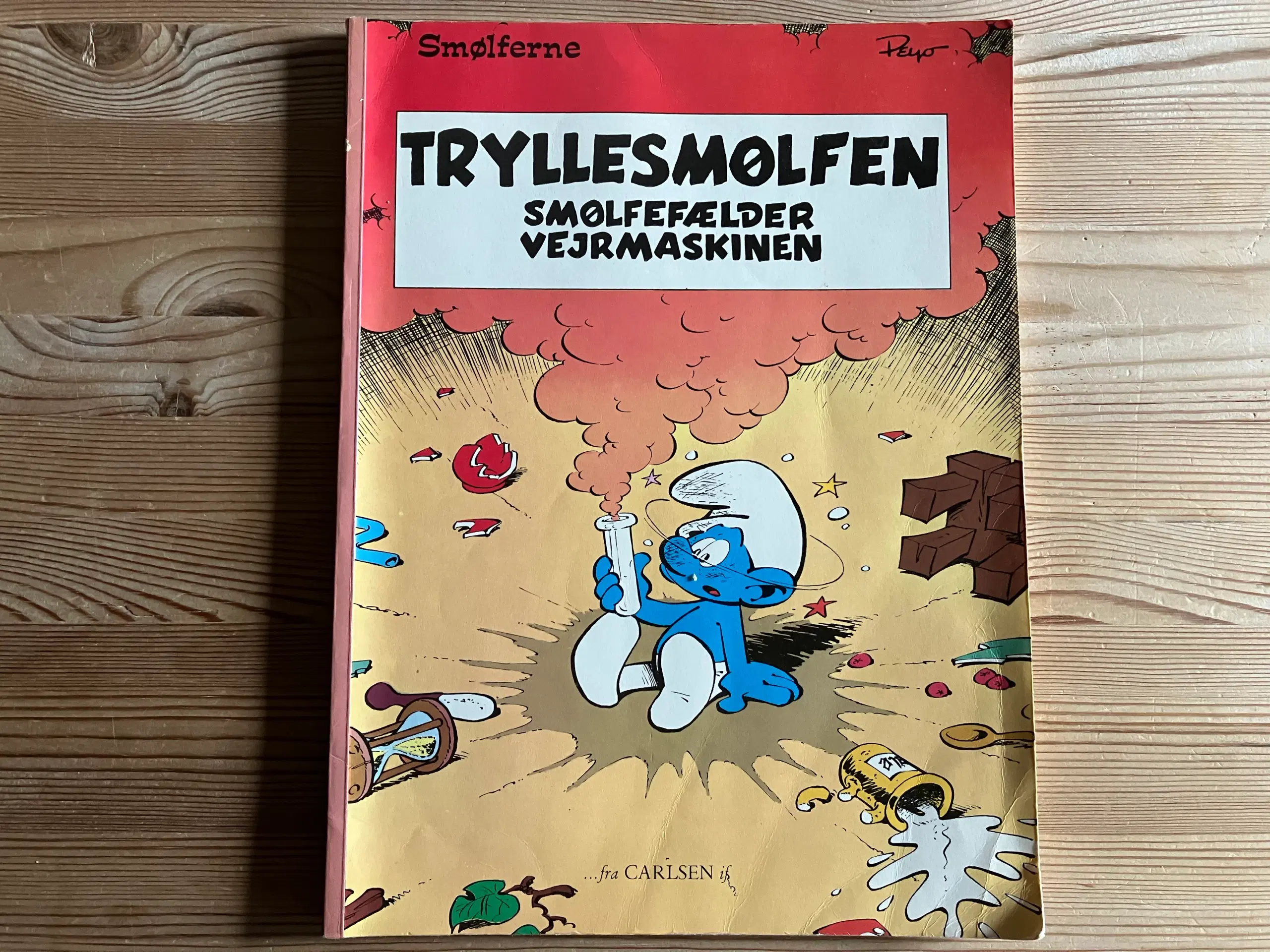 16 gamle tegneseriealbum Smølferne Frændeløs