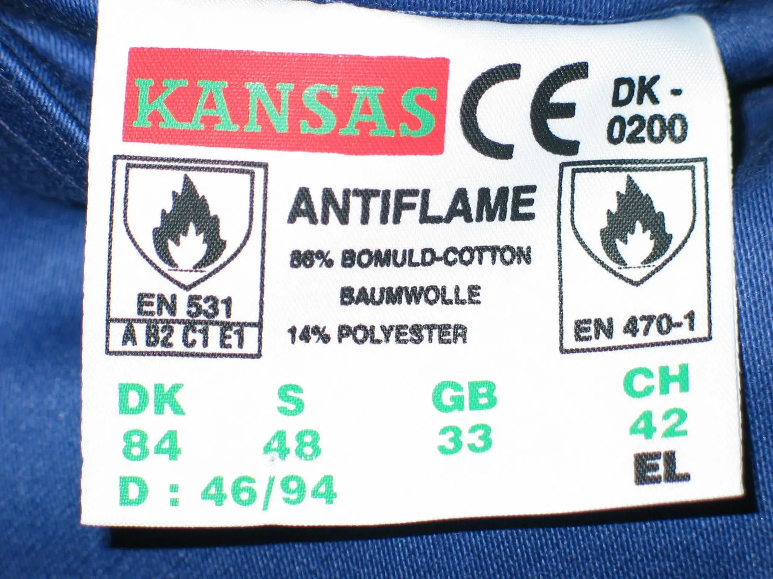 Kansas Antiflame overalls