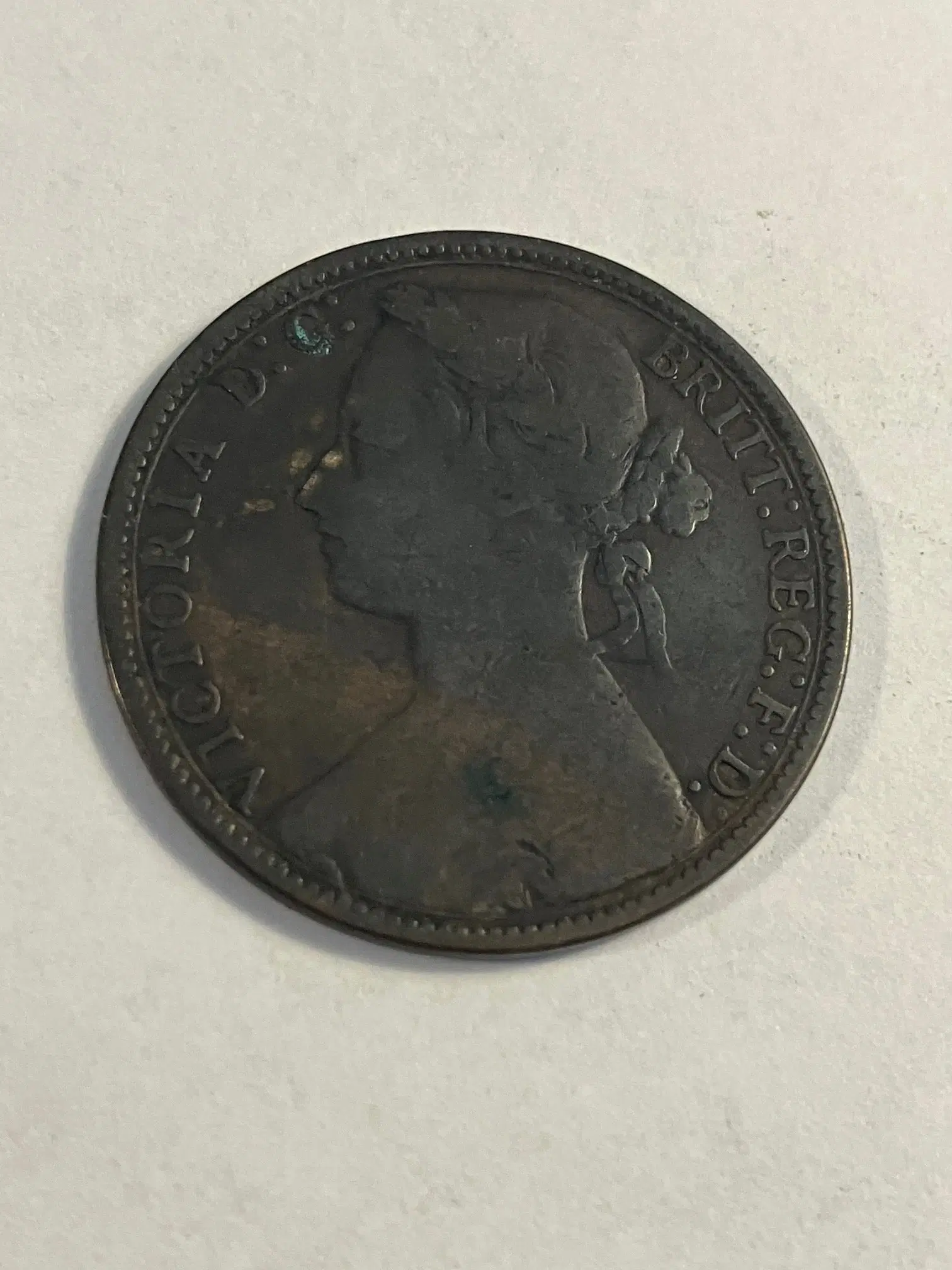 One Penny 1877 England