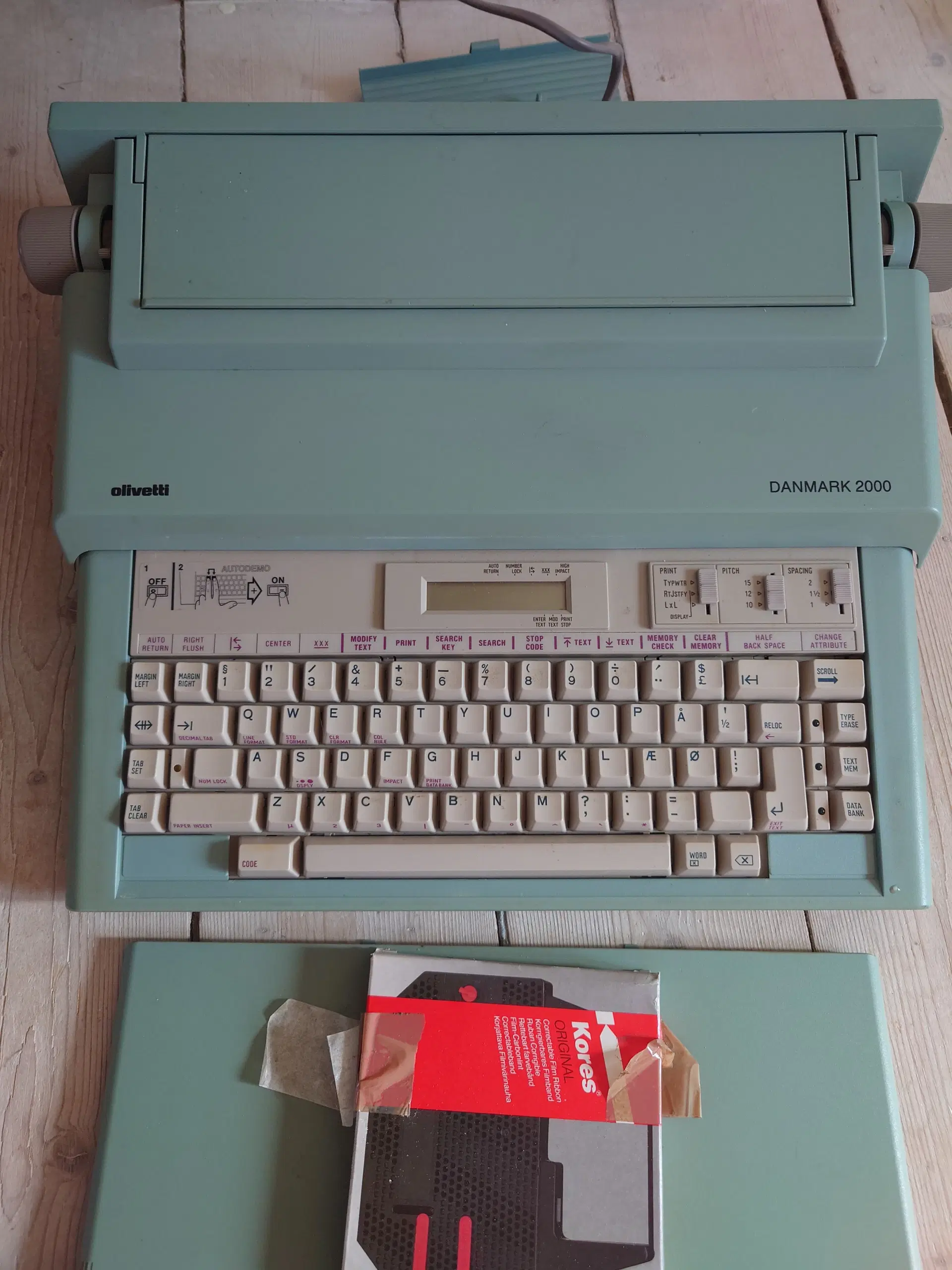 Olivetti Danmark 2000 skrivemaskine