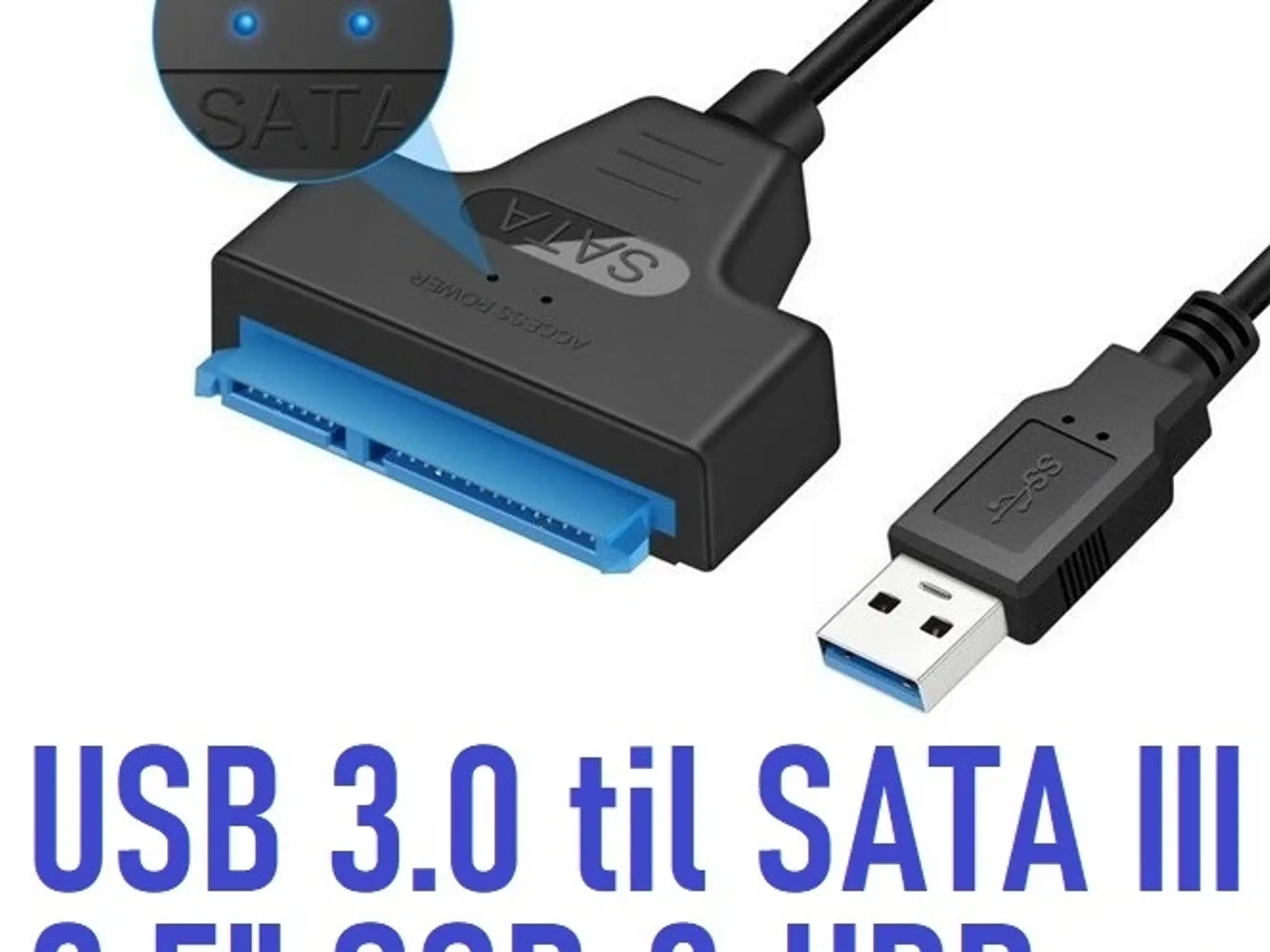 NY! USB 30 til / to SATA III Adapter