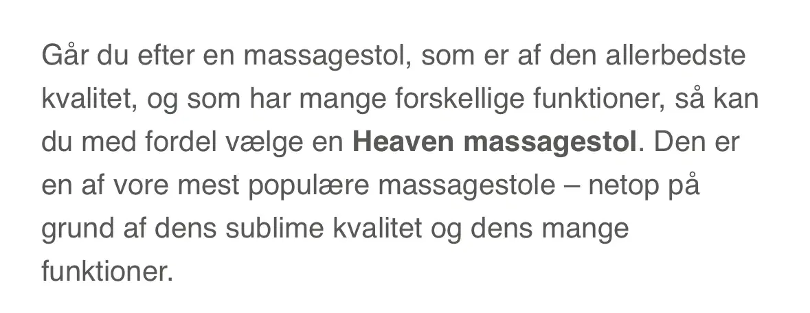 Carelax Massagestol