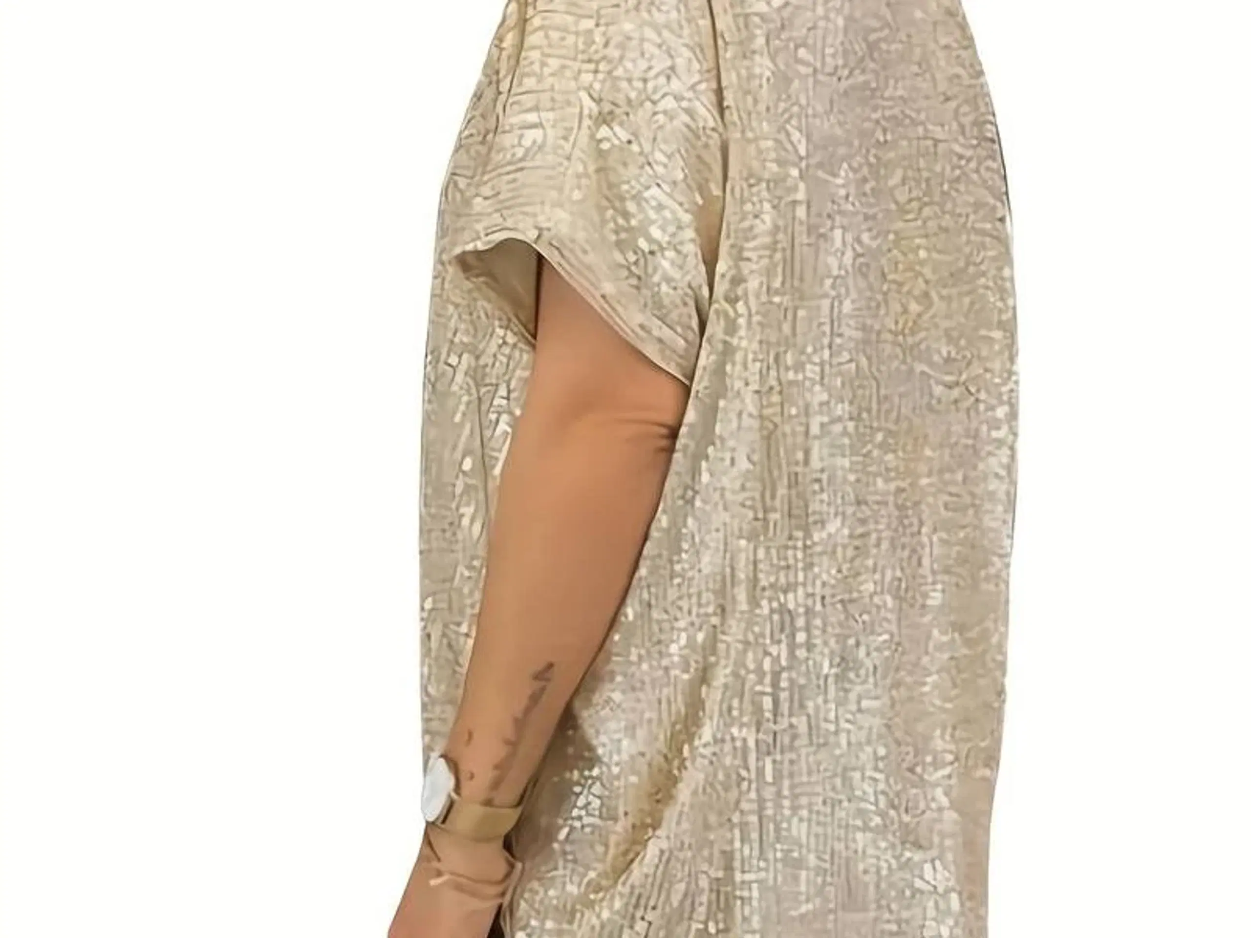 Bluse I gold Sequin  Str Medium/(Large)-flot