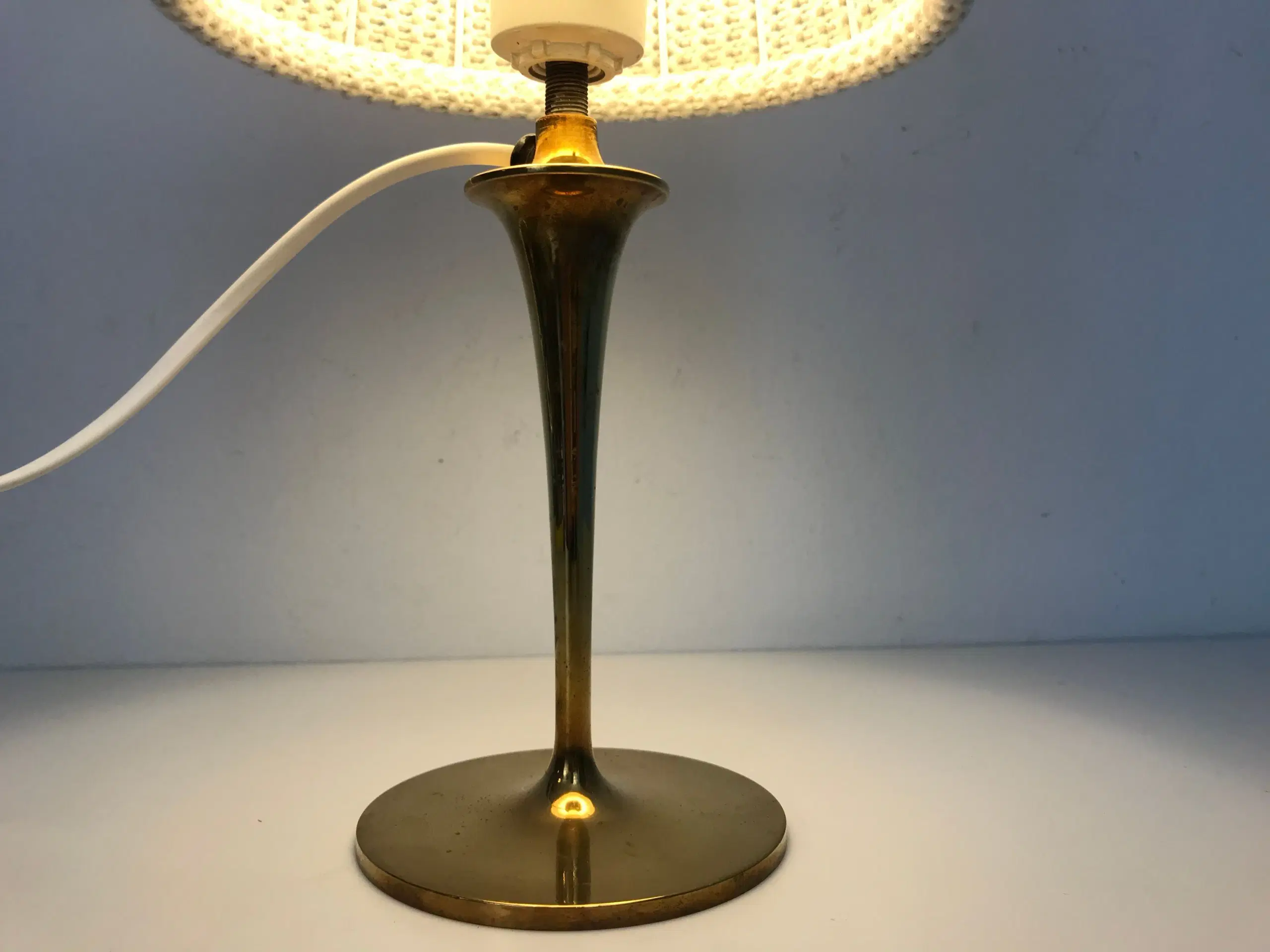 Vintage messing bordlampe