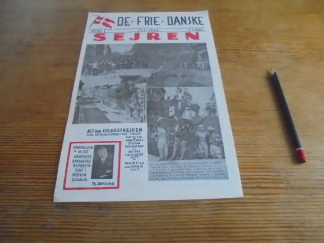 Det illegale blad: ”Frie Danske” – juli 1944