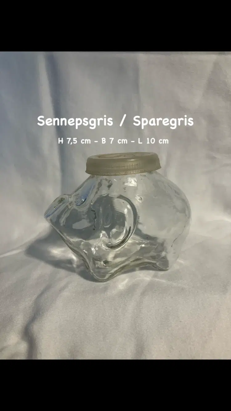 Sennepsgris / sparegris