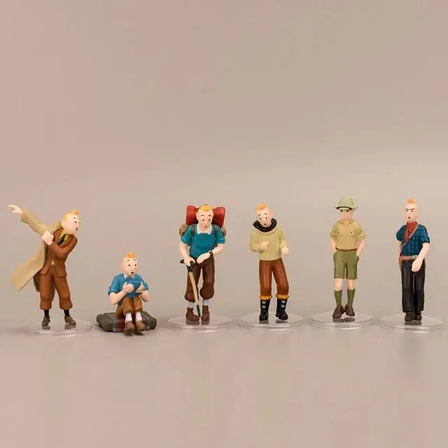 * Tintin-figurer - 6 stk