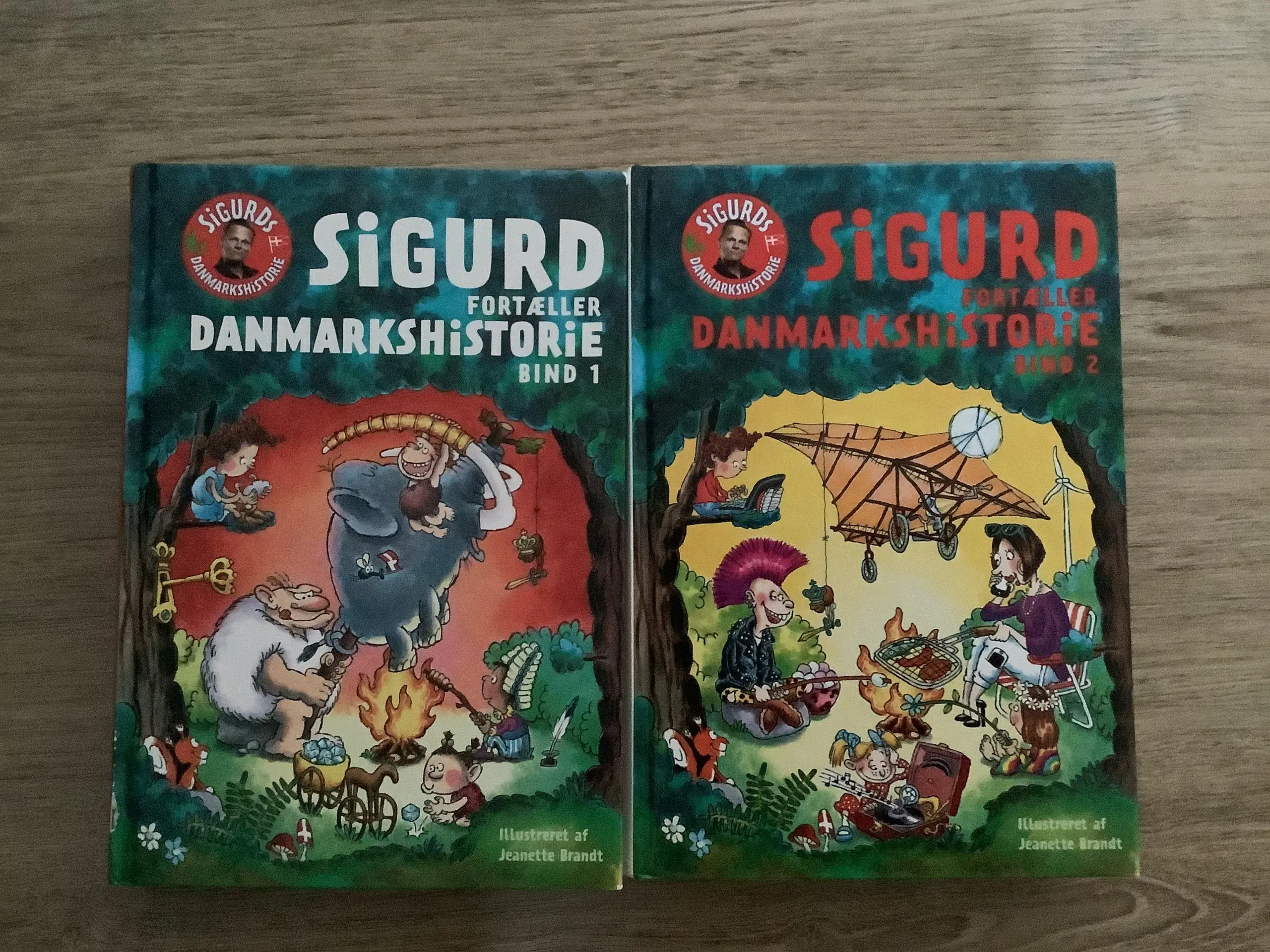 Sigurd fortæller Danmarkshistorie Bind 1 og 2