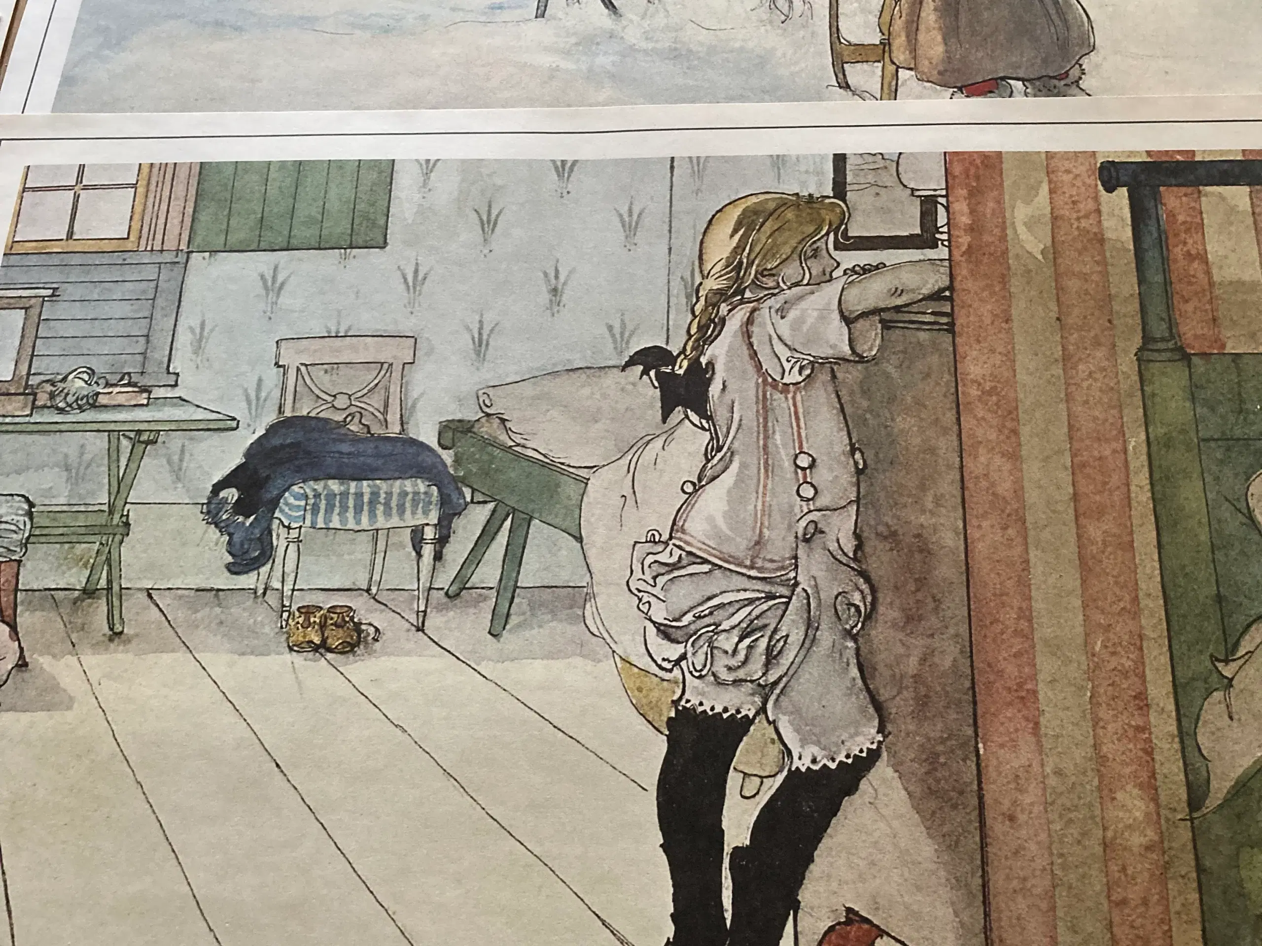 Mappe med 10 Carl Larsson reproduktioner