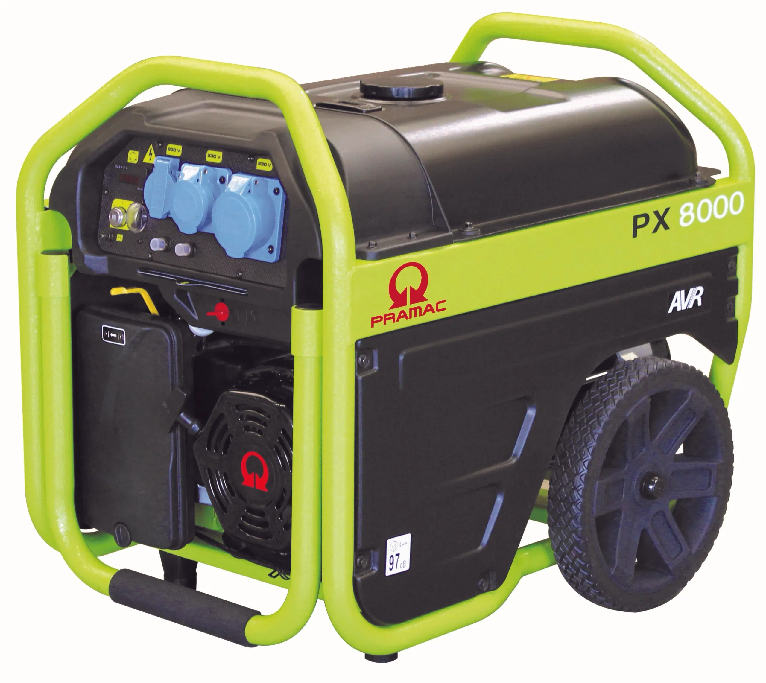 PX8000S 230v generator med el-start fra Pramac