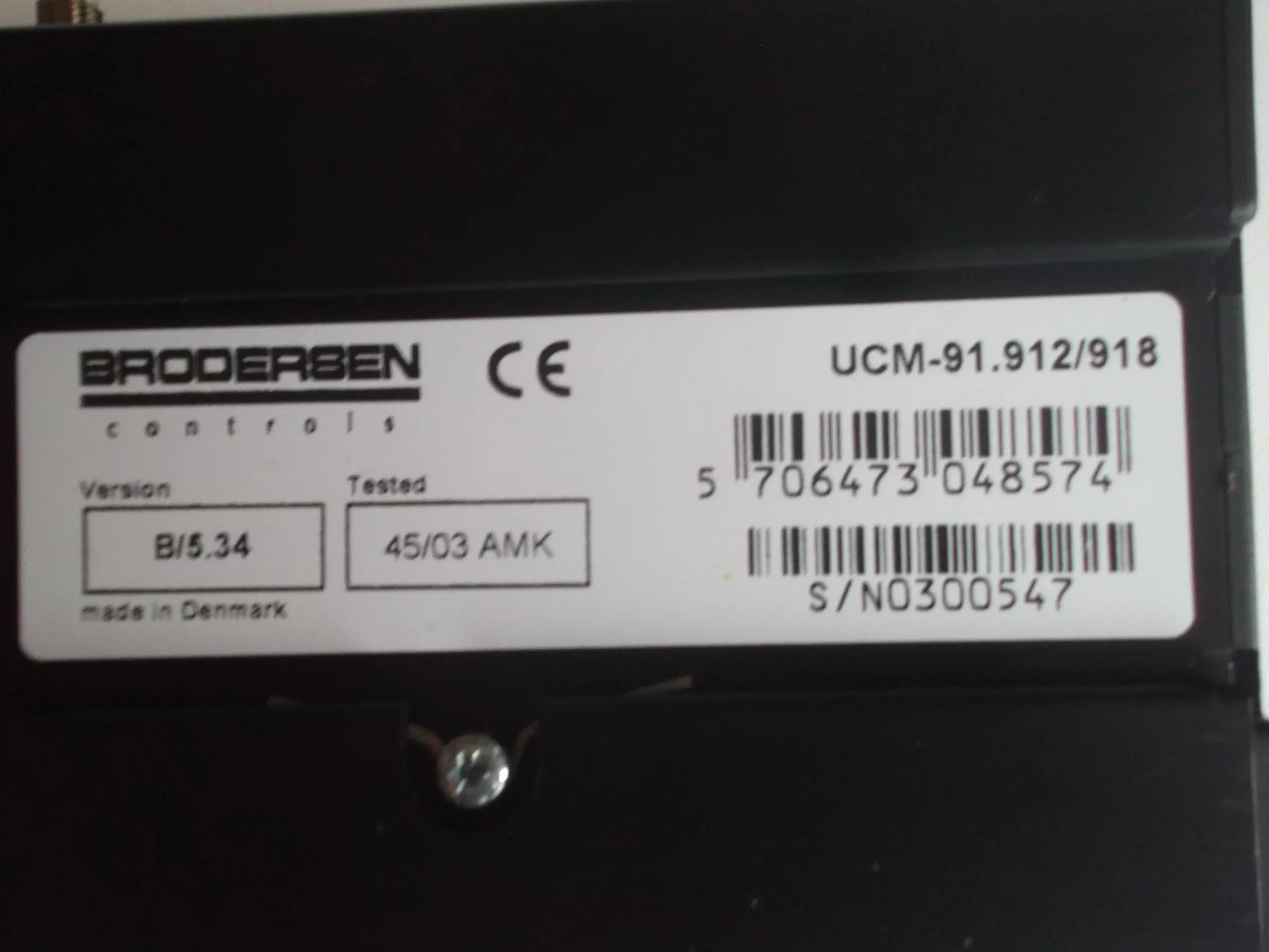 Brodersen Controls GSM modem UCM-91912/918