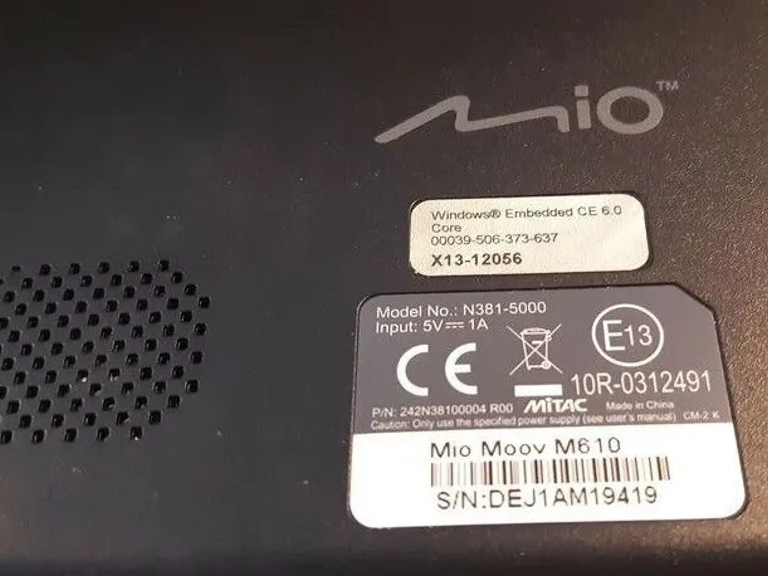 Mio Moov M610 GPS med 5" skærm