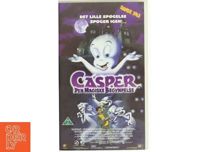 Casper VHS-film (str Standard VHS-størrelse)