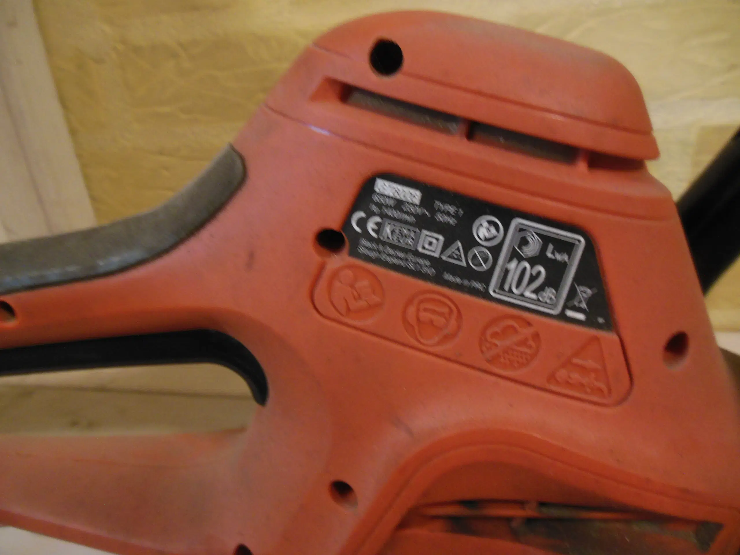 Black  Decker Hægklipper 230 volt