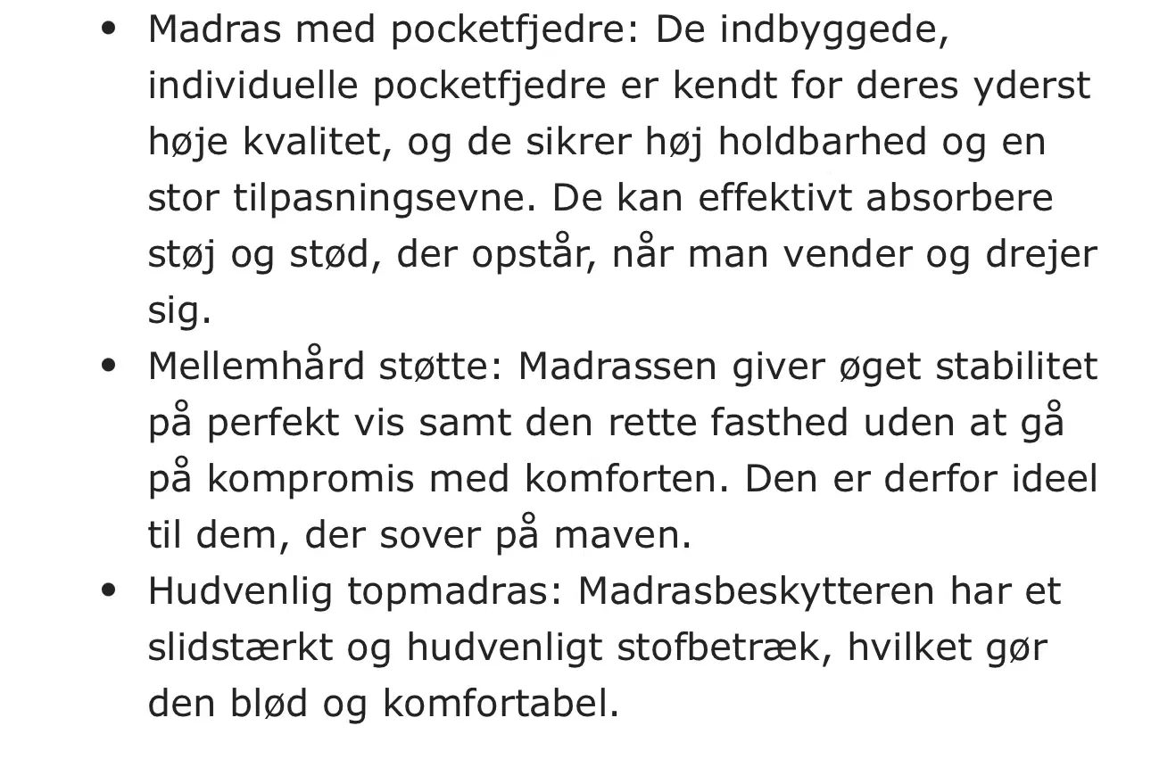 Madras til Kontineltalseng