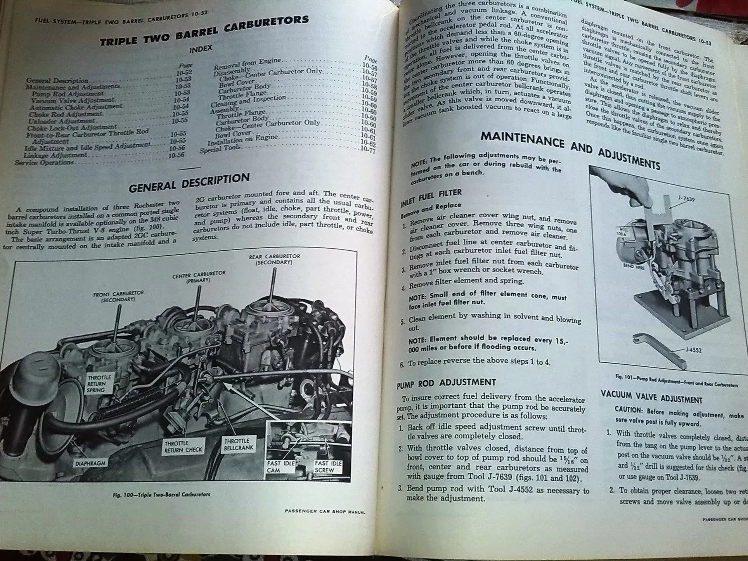 Original Shop Manual 1961 Chevrolet