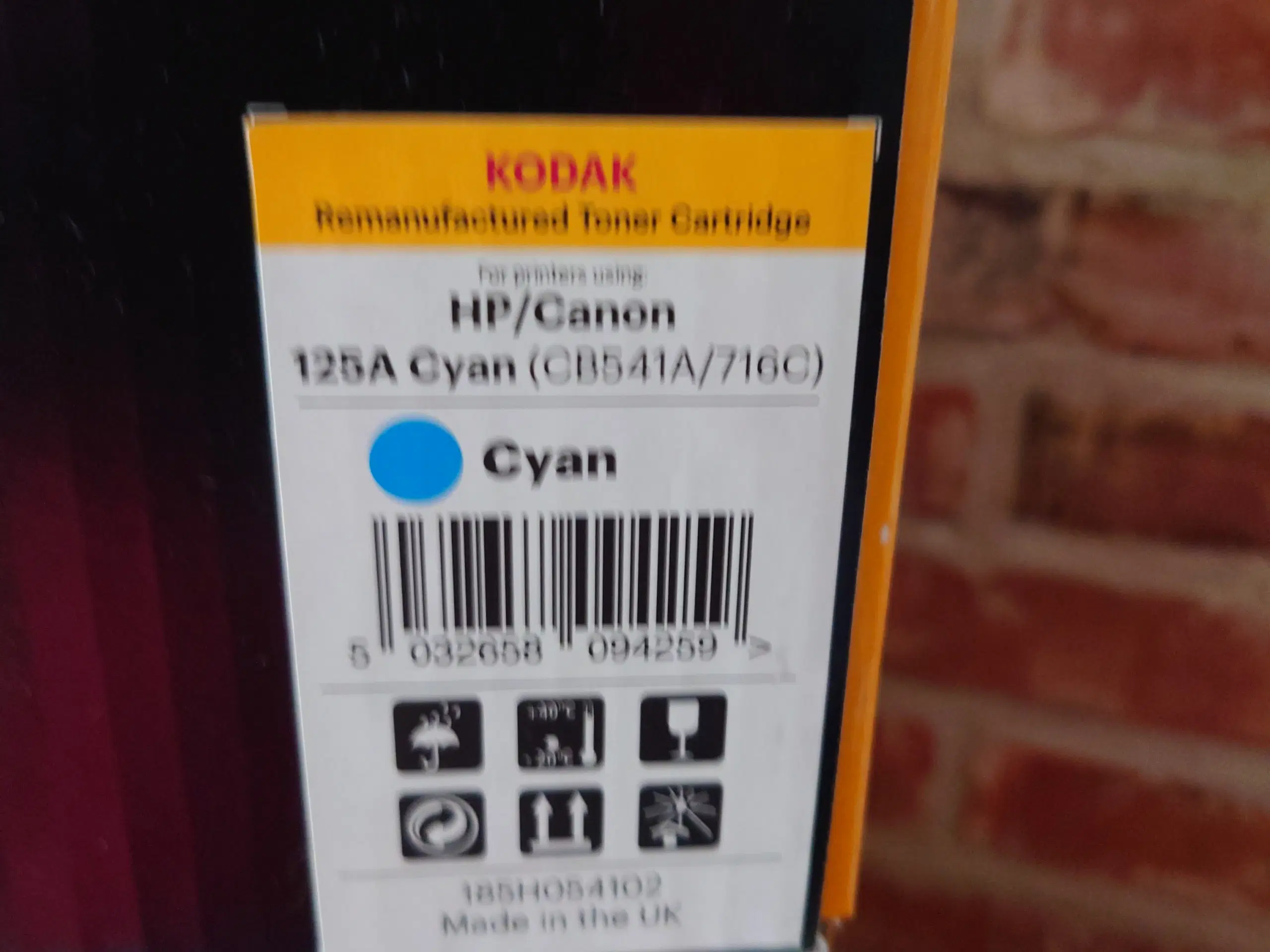 3 stk Kodak toner til HP/CANON M/Y/C