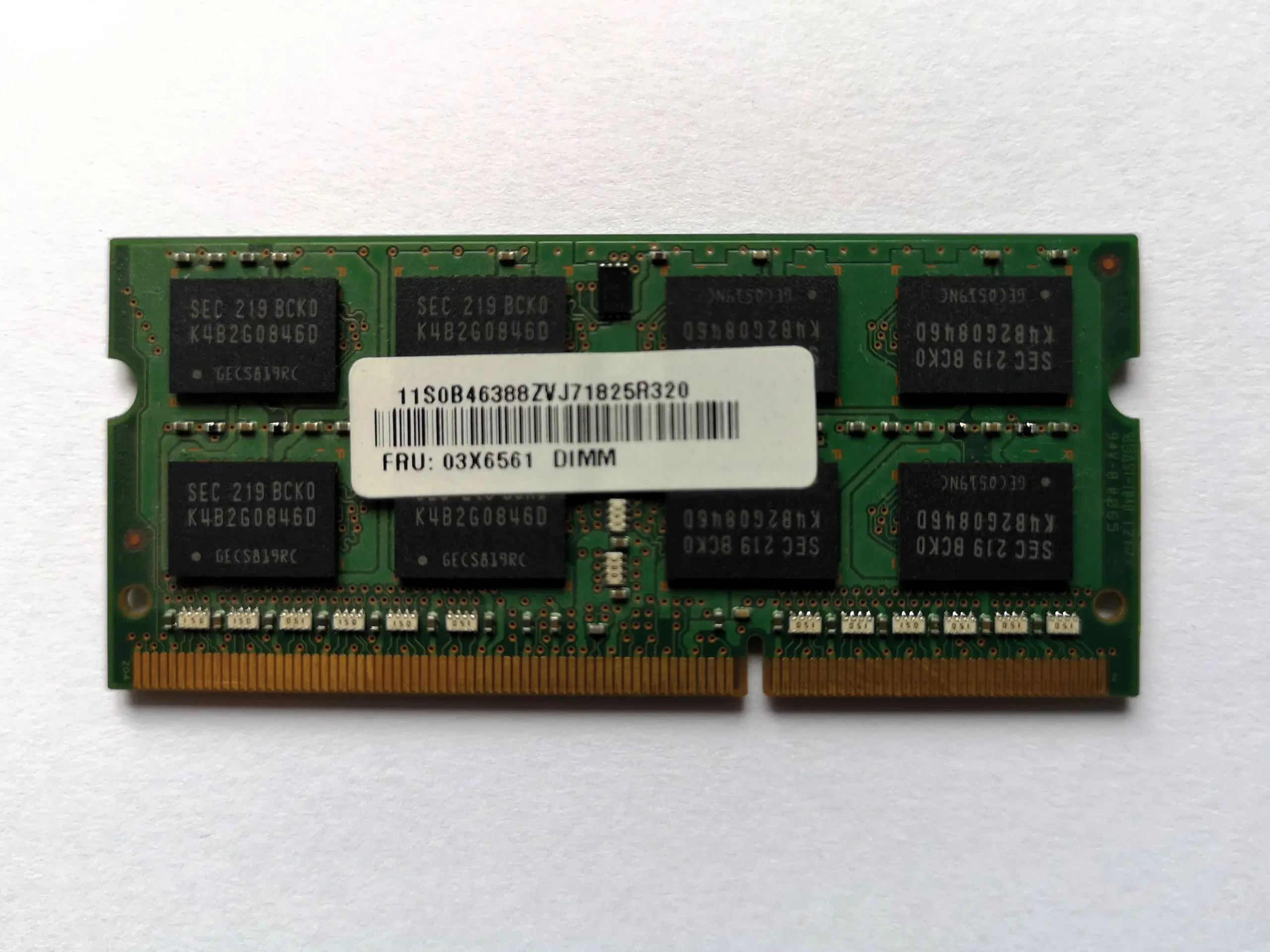 Lenovo (Samsung) MEMORY 4GB DDR3 1600 SO-DIMM