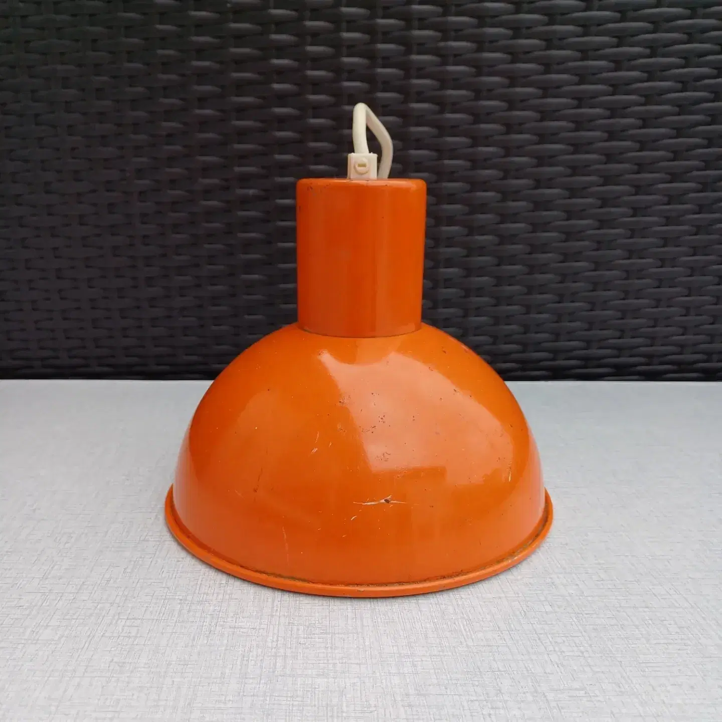 Orange retro loftslampe