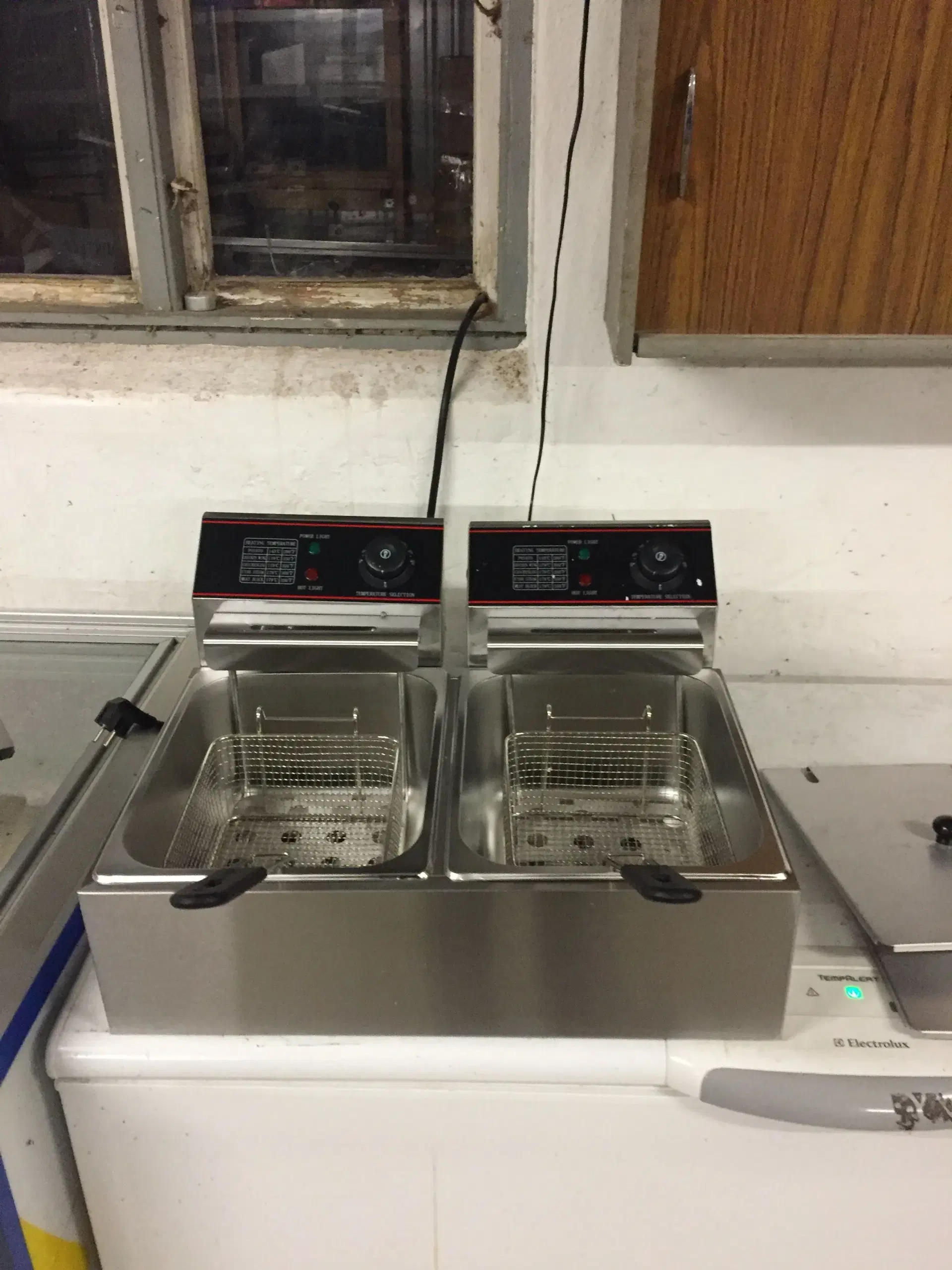 Dobbelt bord friture 2x2500 watt