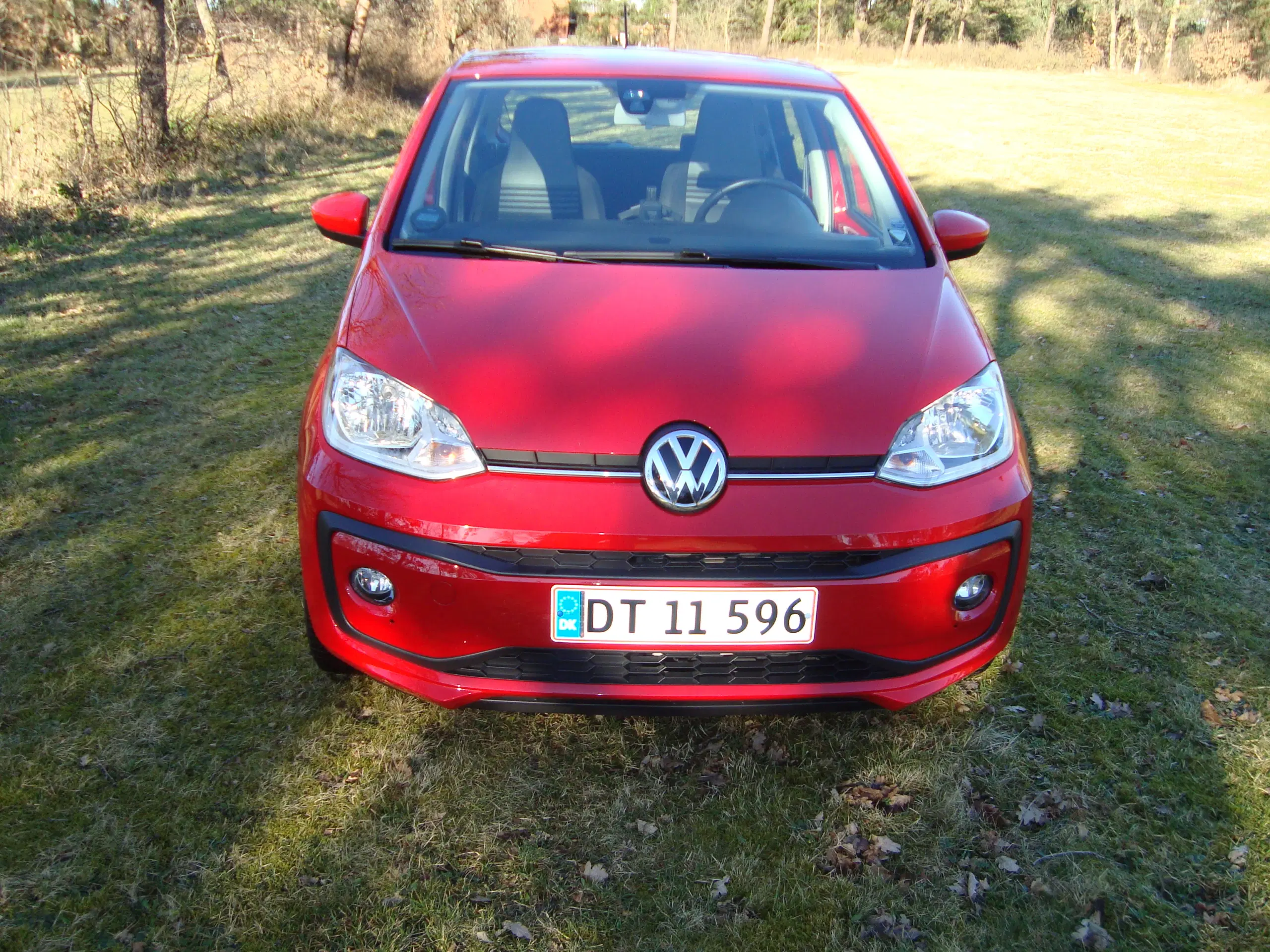 vw up rød 5dørs velholdt