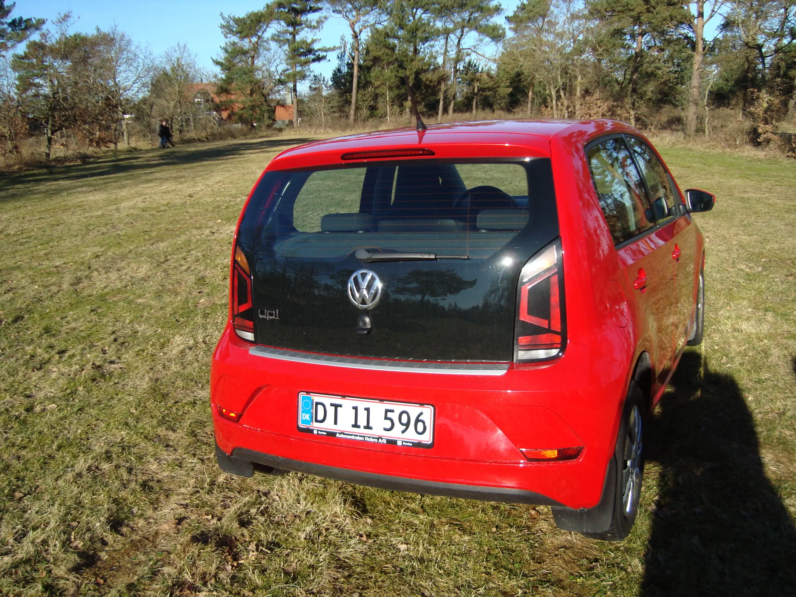 vw up rød 5dørs velholdt