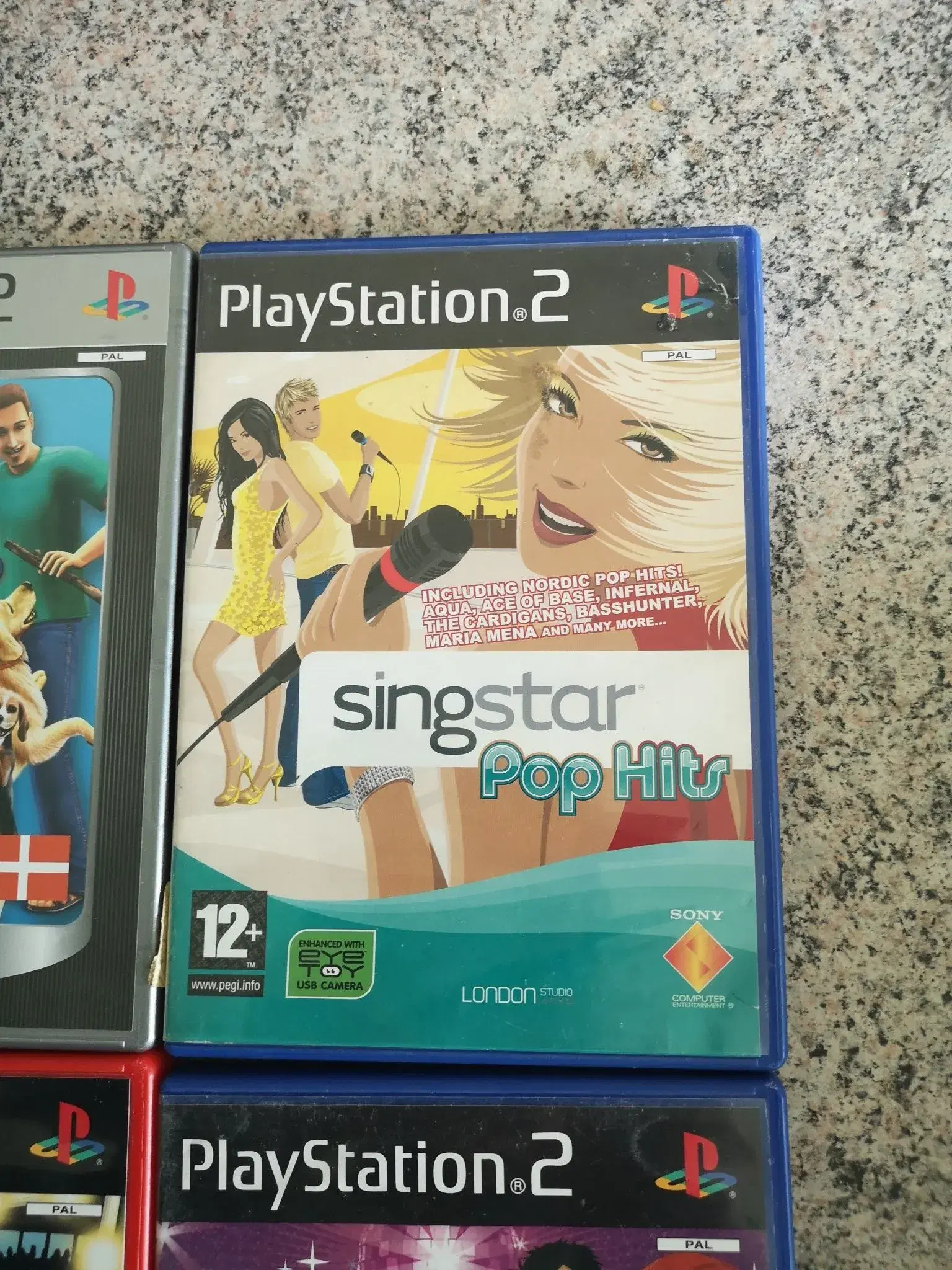 4 gode PS2 spil (35-75kr pr stk)