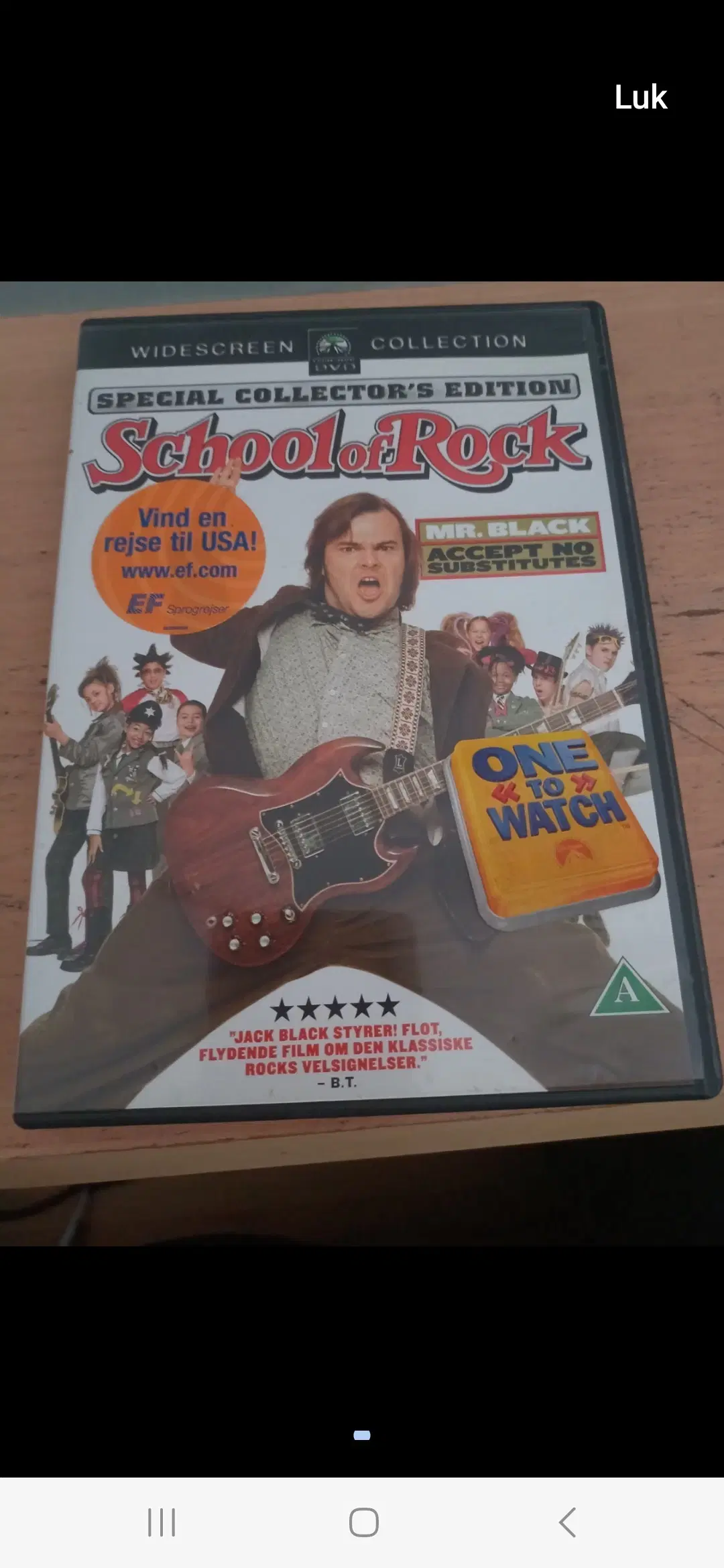 Schoolof rock DVD