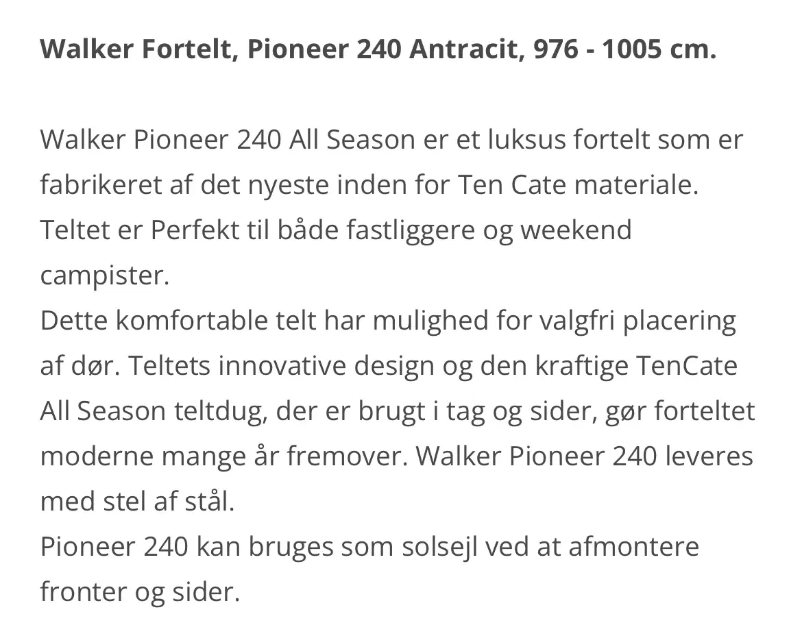 Fortelt Walker Pioneer