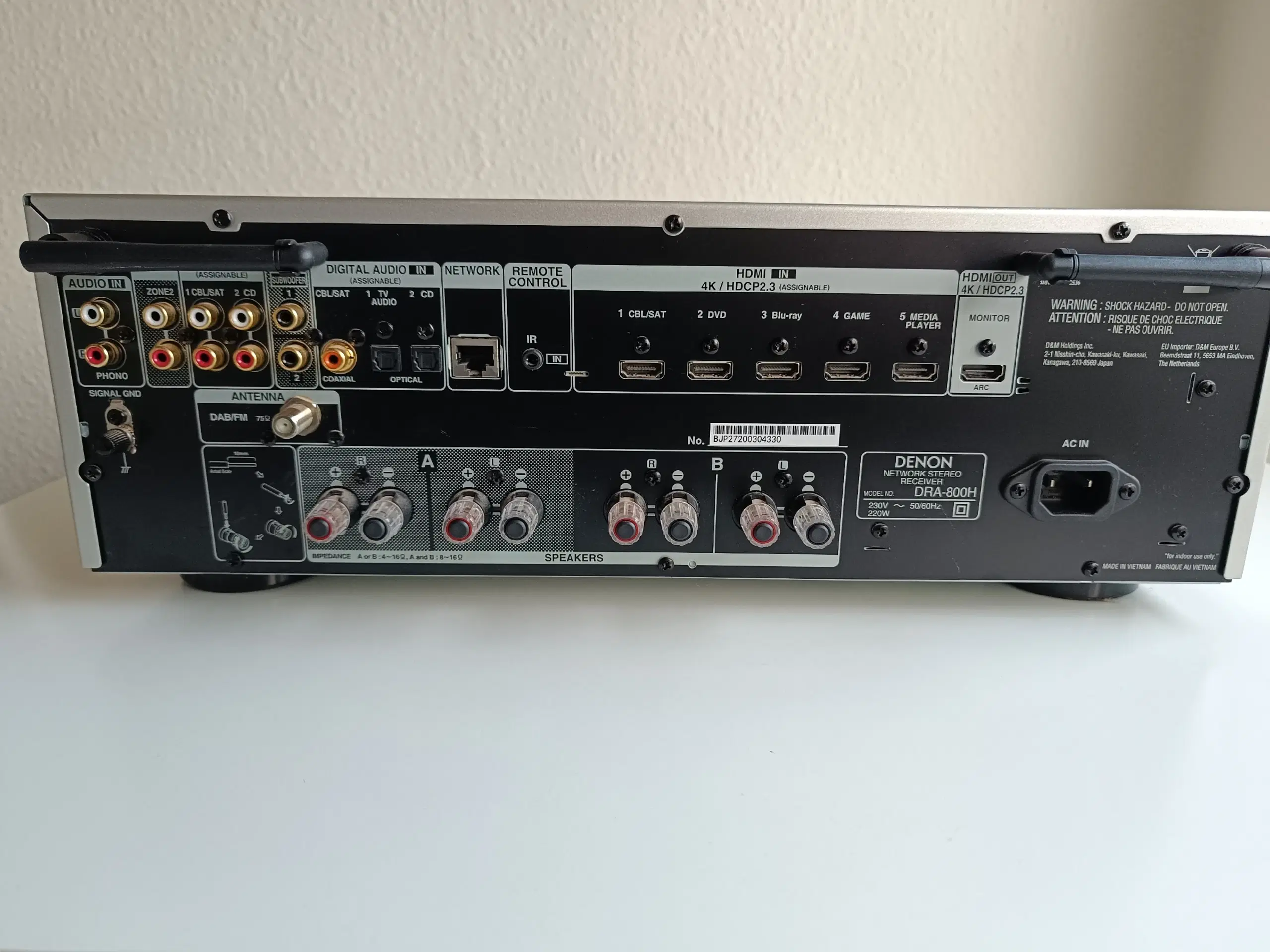 Denon network stereo receiver DRA 800H