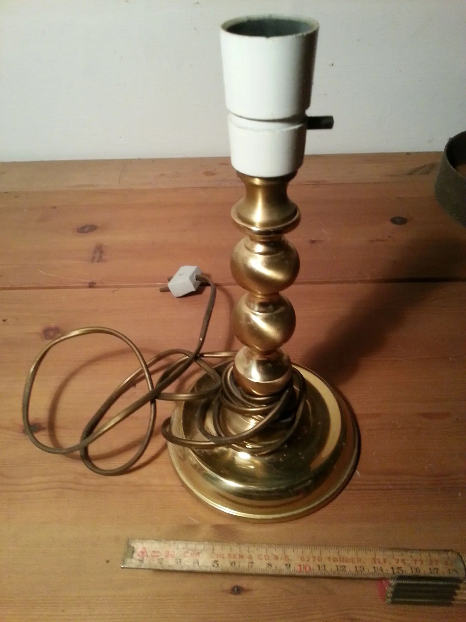 Messinglampe