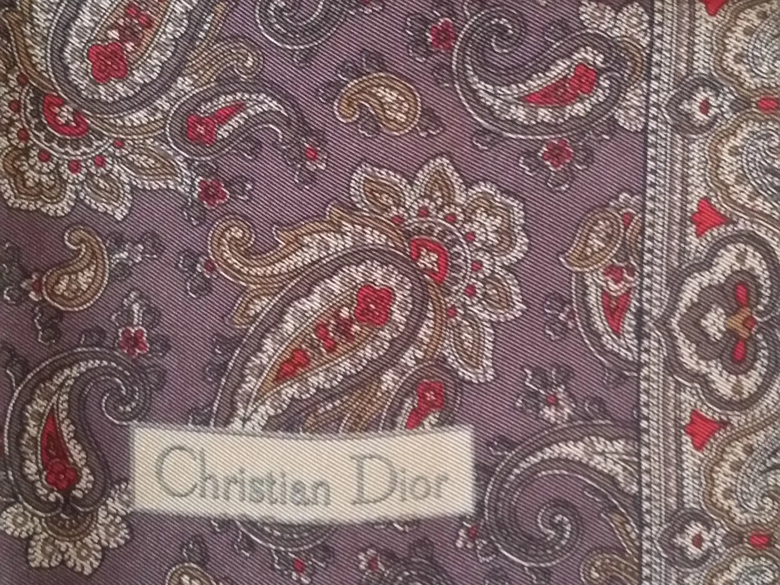 Christian Dior Silke tørklæde