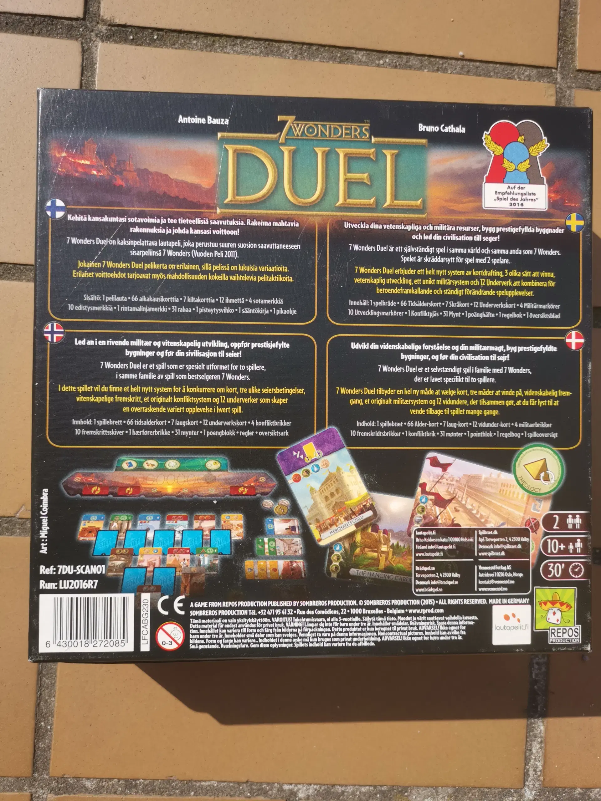 7 Wonders Duel Brætspil