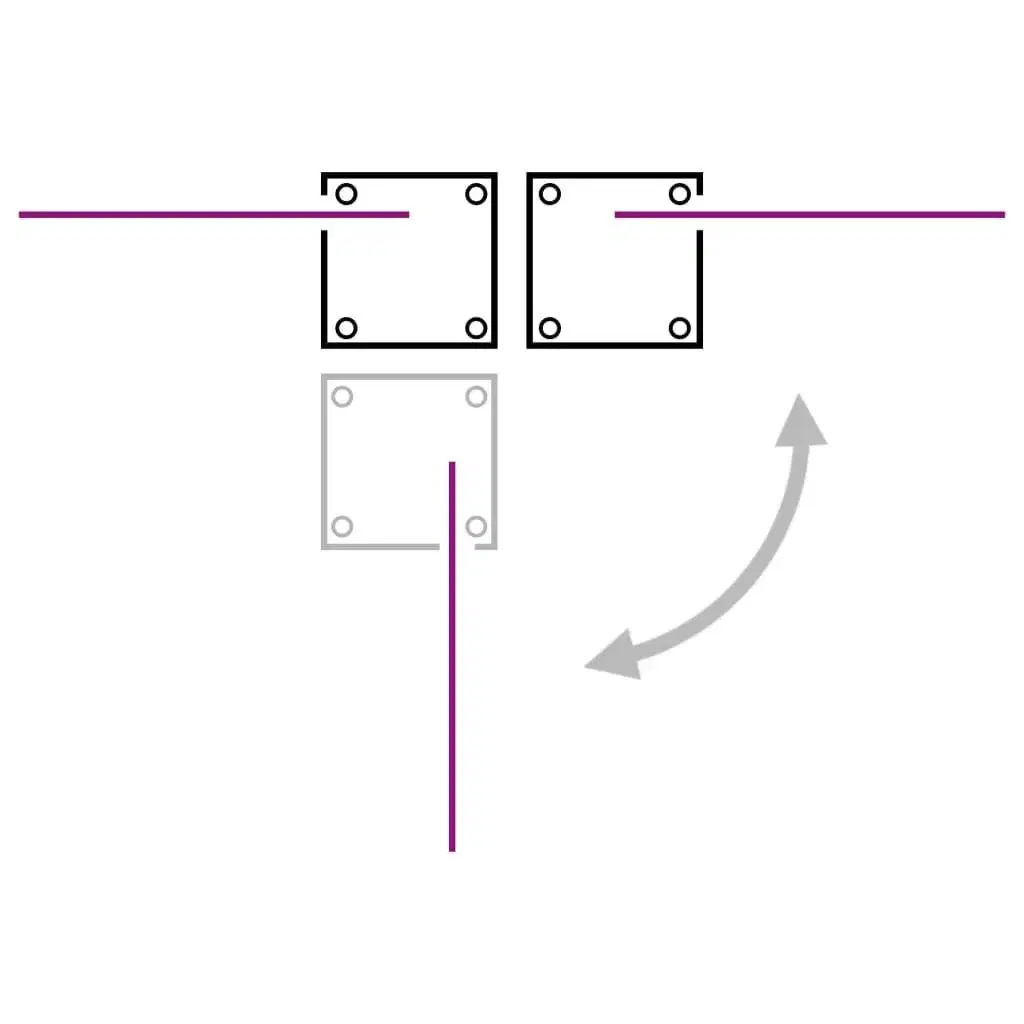 Sammenrullelig sidemarkise 140 x 1000 cm sort