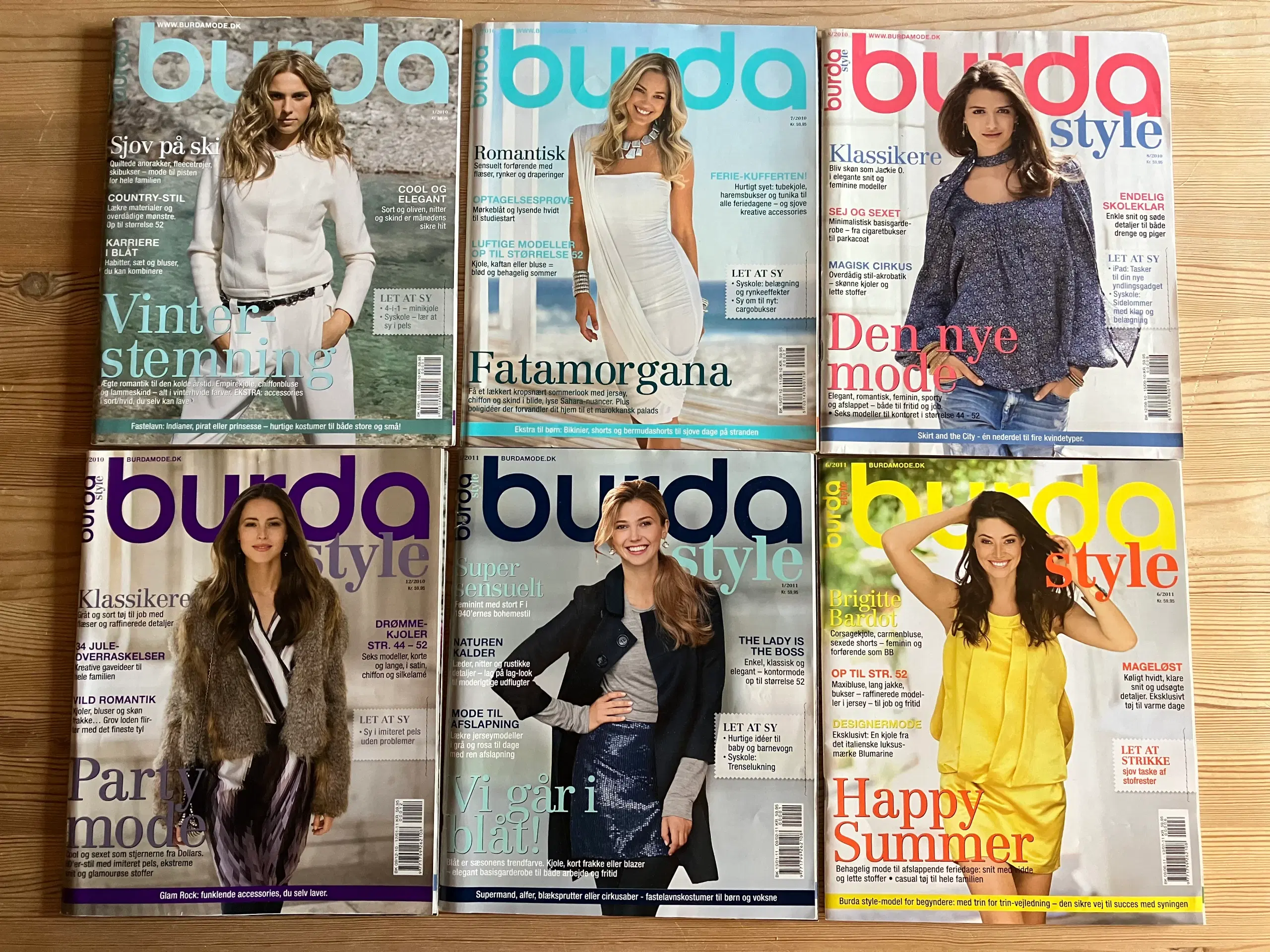 60 Burda blade og 3 Nicole blade