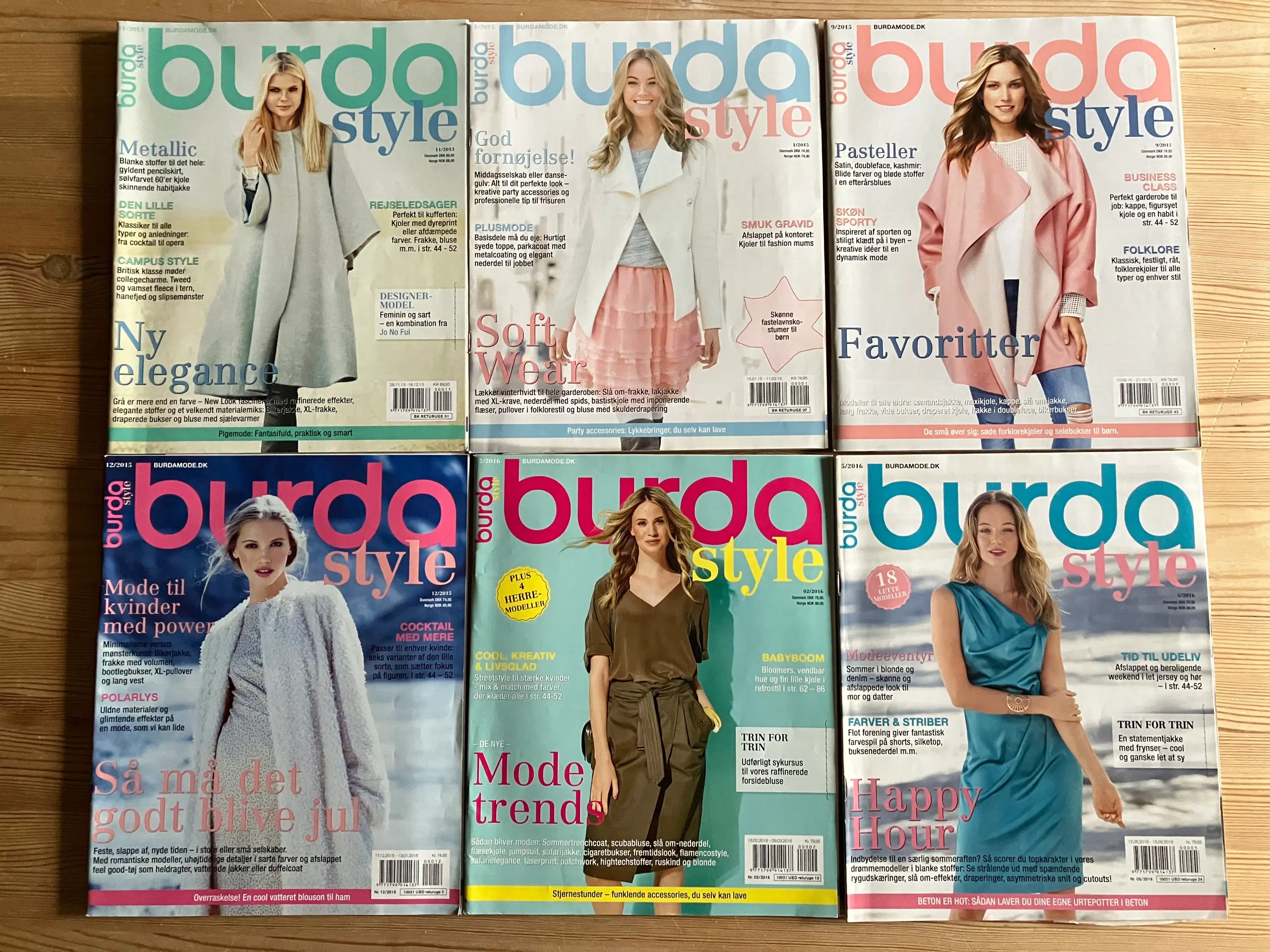 60 Burda blade og 3 Nicole blade