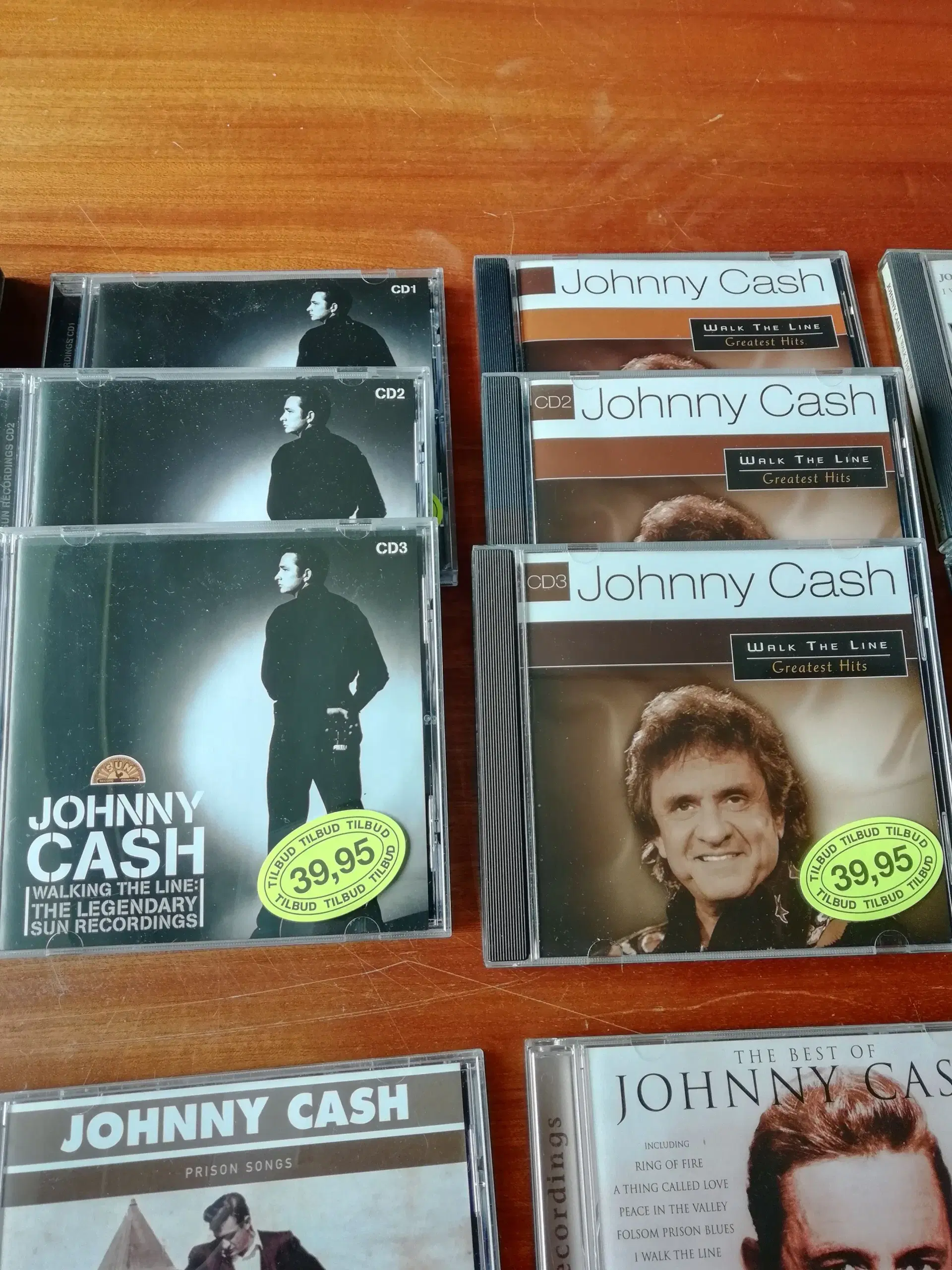 Kæmpe samling 29 stk CD Johnny Cash Gaveide?