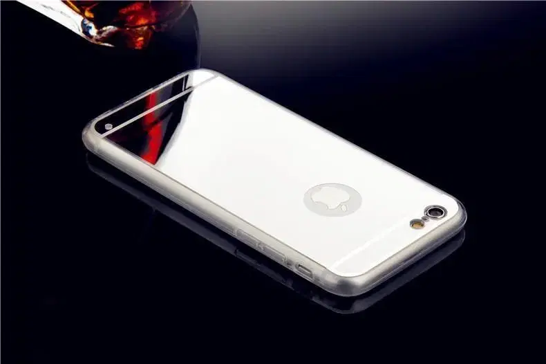 Sølv spejl cover iPhone 5 5s SE 6 6s 7 8