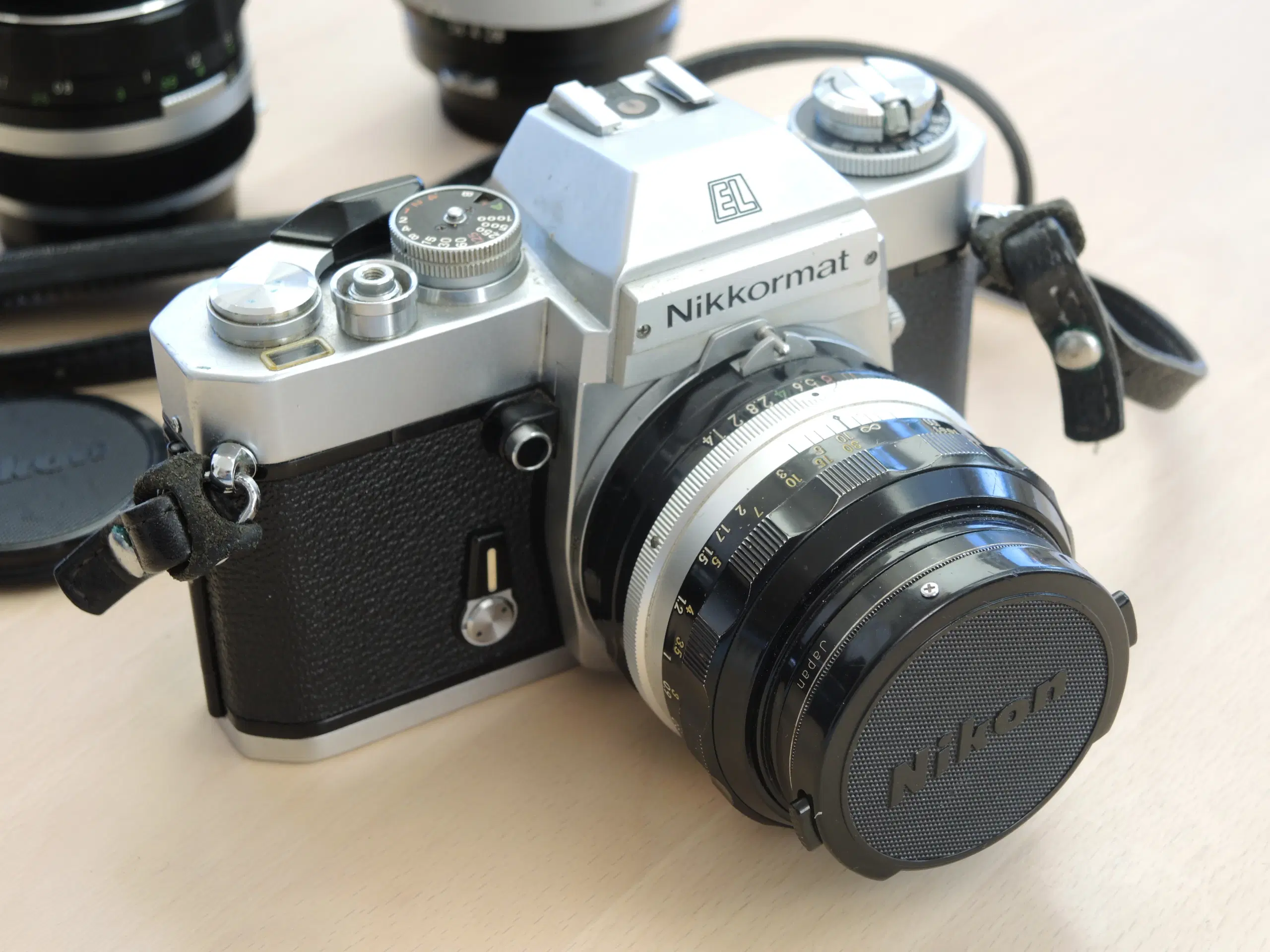 Nikon Nikkormat EL Spejlrefleks m tilbehør Analog